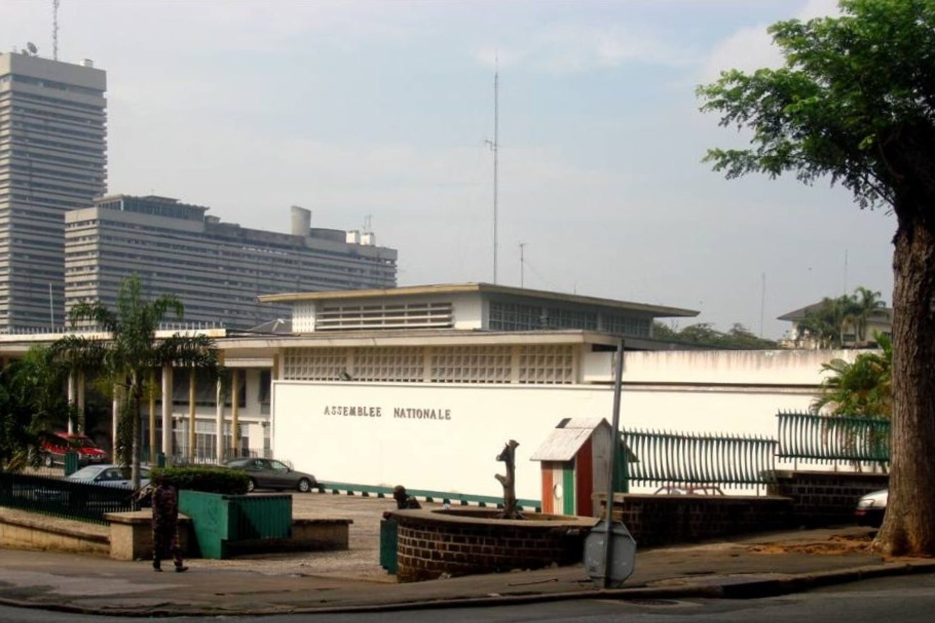 <p>A view of the National Assembly, Ivory Coast’s lower house of parliament, in the country’s largest city, Abidjan.</p>

