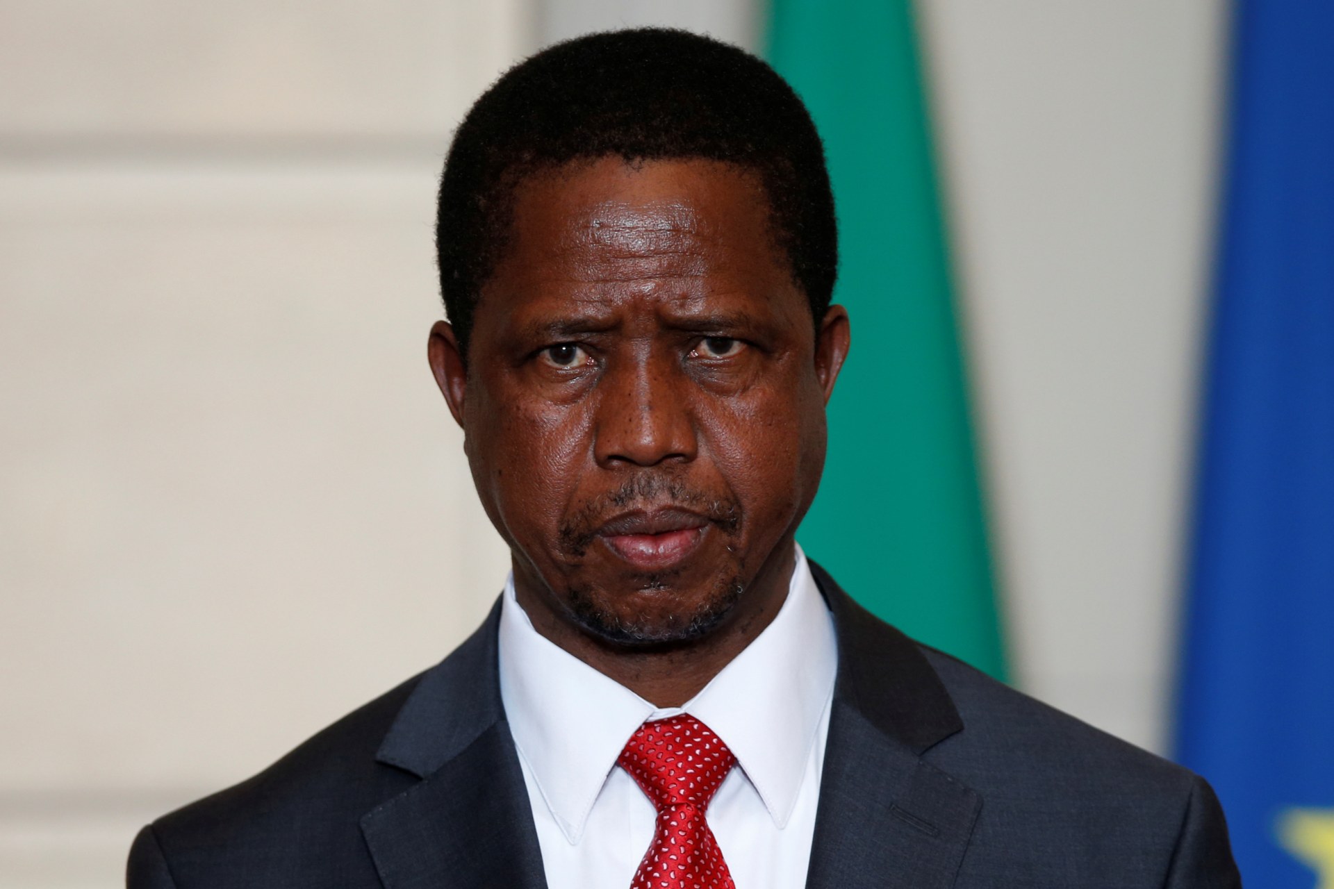 <p>Zambia’s President Edgar Lungu attending a signing ceremony in Paris, France, February 8, 2016</p>
