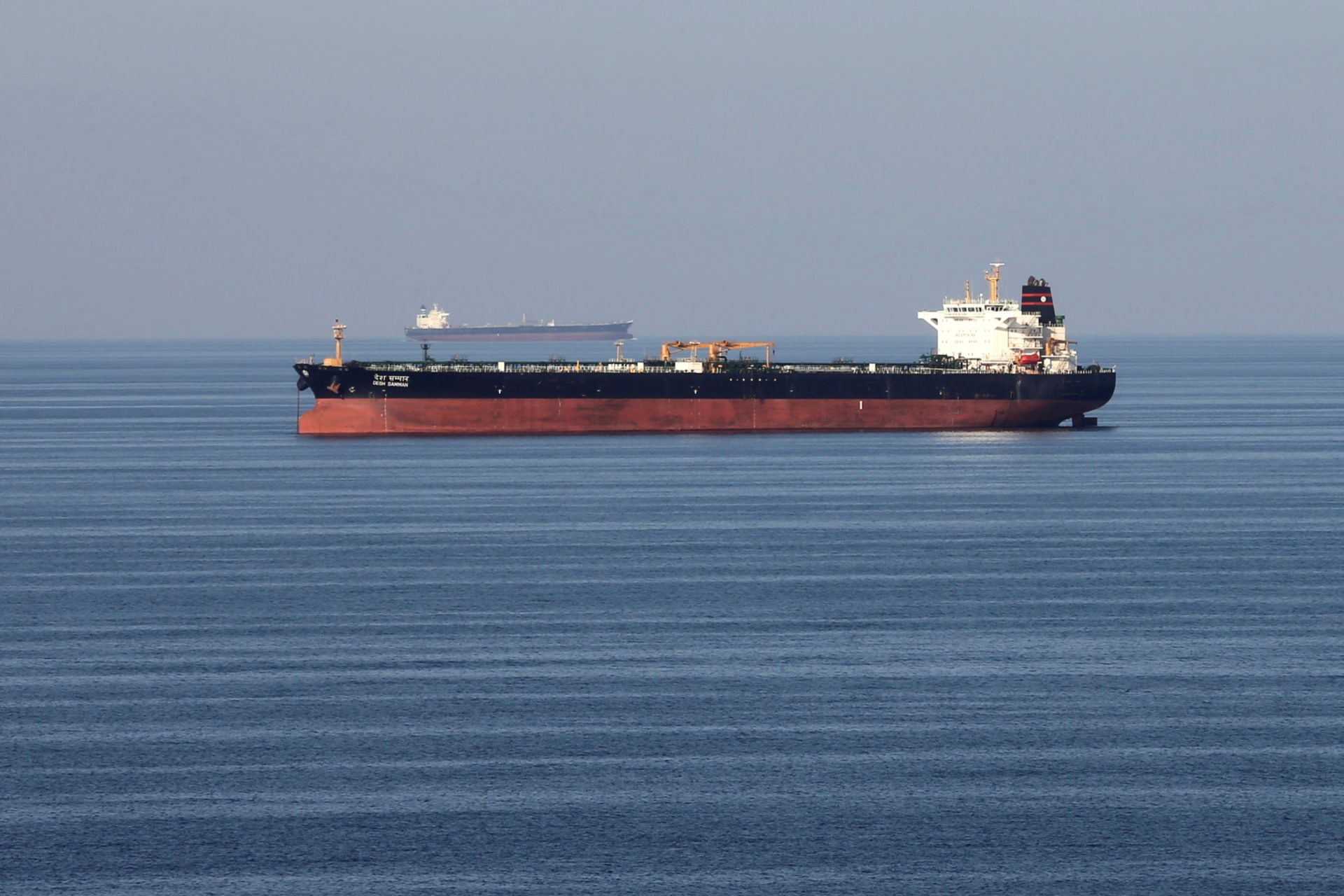<p>Oil tankers pass through the Strait of Hormuz, December 21, 2018.</p>
