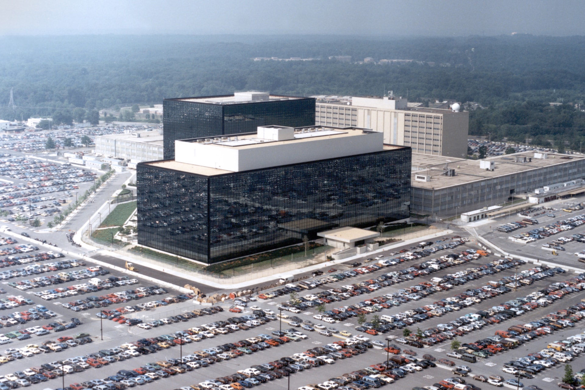 <p>National Security Agency headquarters at Fort Meade, Maryland. </p>
