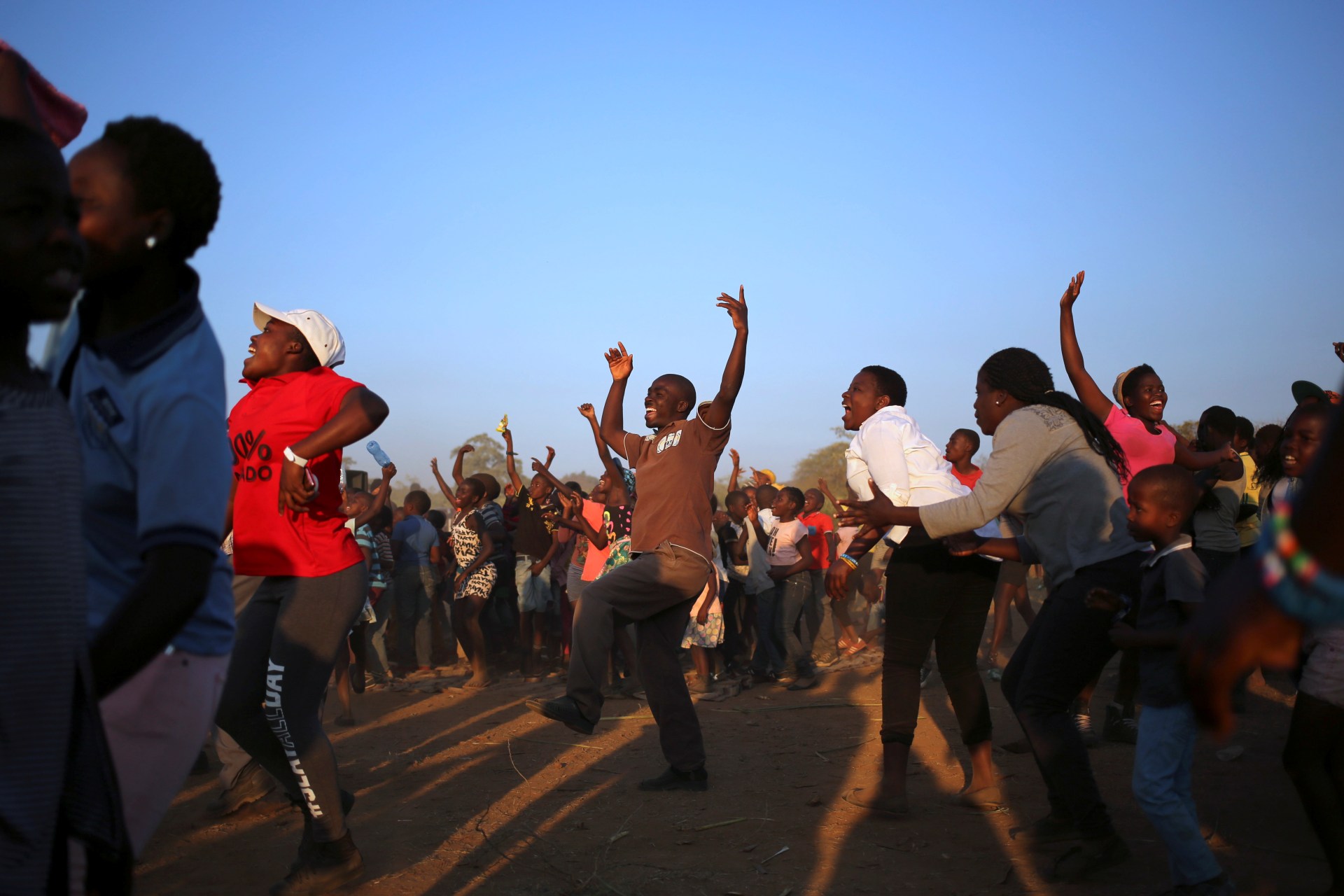 <p>Villagers after boycotting voting in municipal elections, in Vuwani, South Africa, August 3, 2016. While young voters may be fed up with formal politics, they are not apathetic and find other ways to participate.</p>
