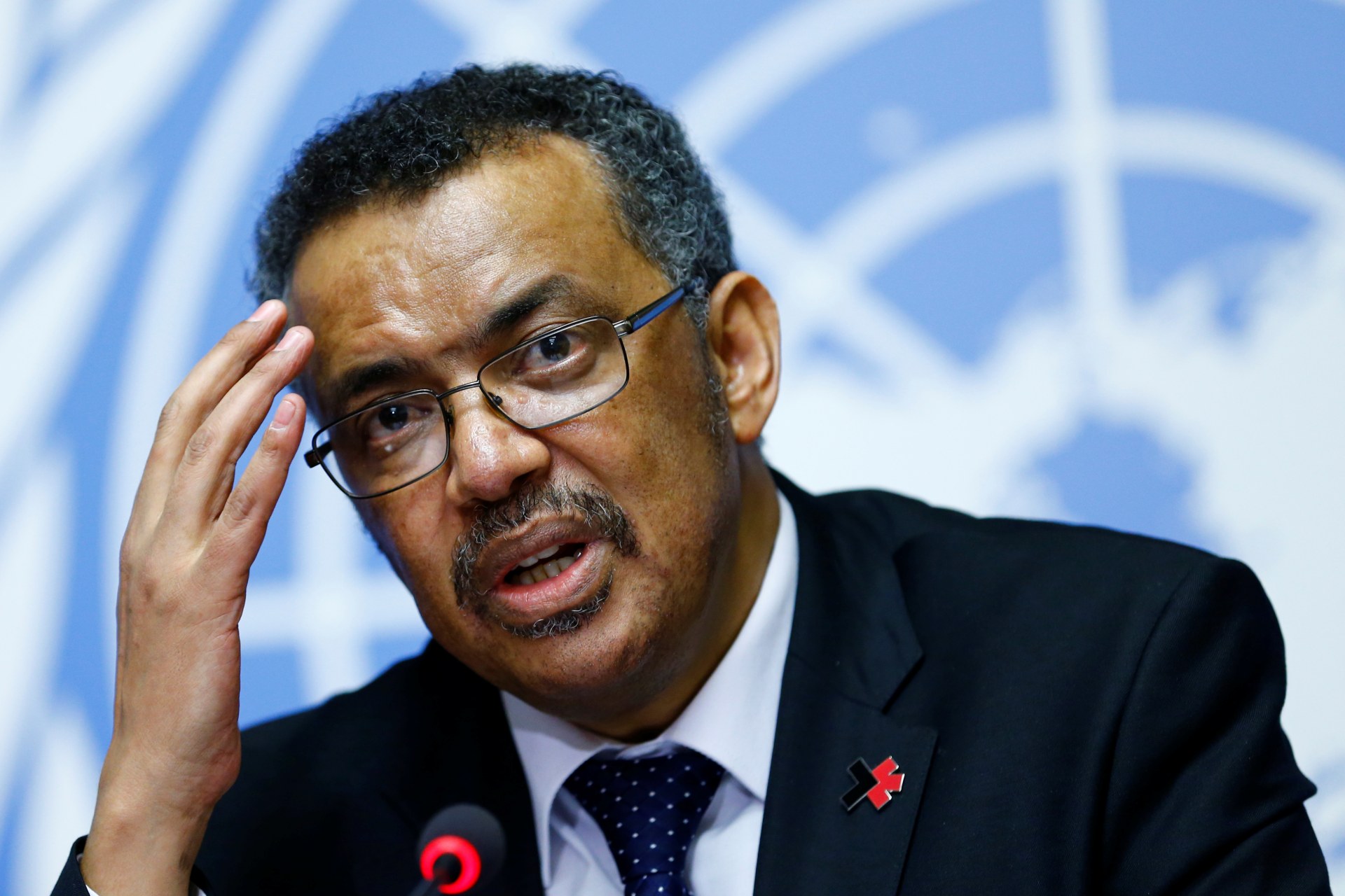 <p>WHO Director-General-Elect Tedros Adhanom Ghebreyesus attends a news conference at the United Nations in Geneva, Switzerland.</p>