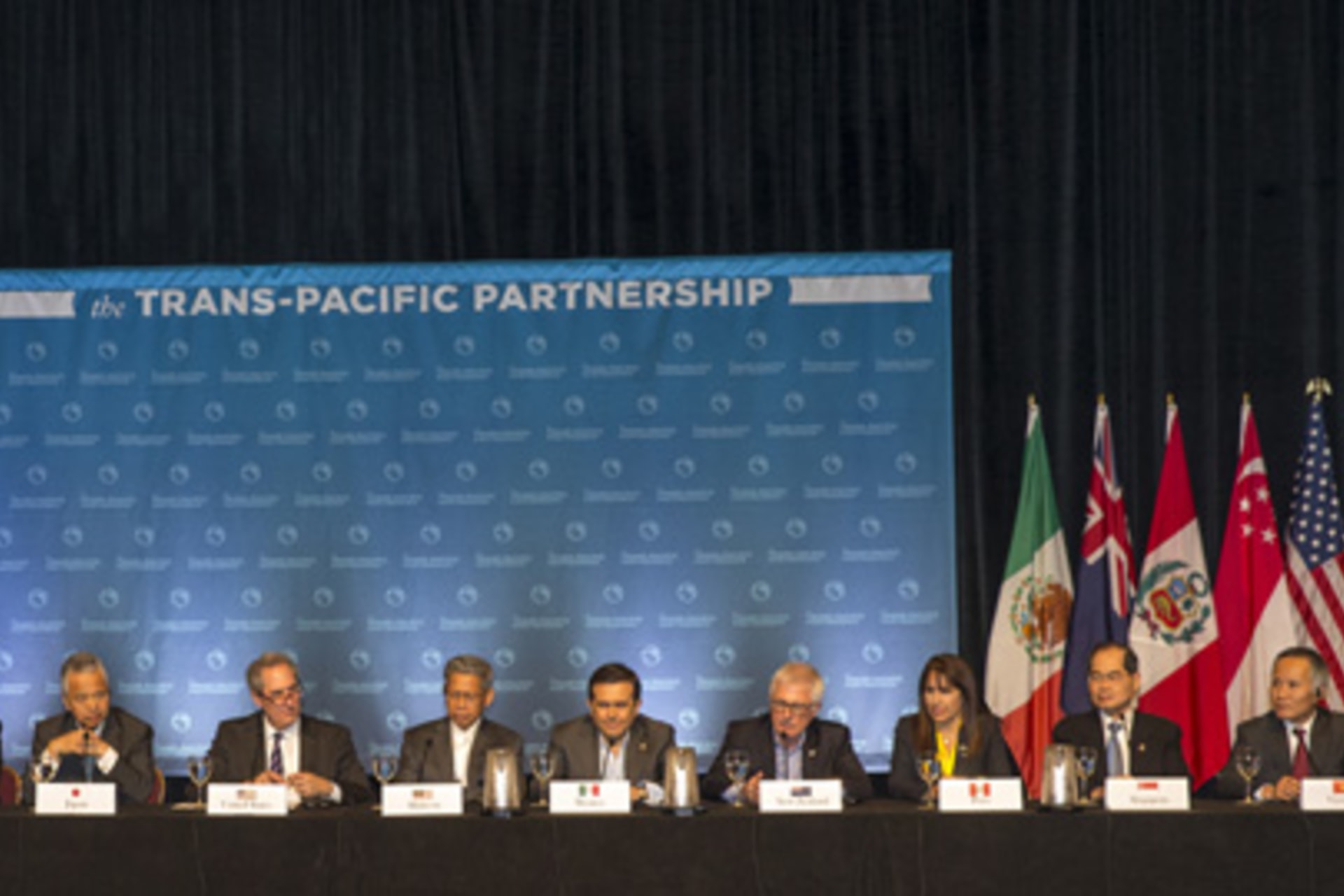 <p>Trans-Pacific Partnership TPP ministers press conference Lahaina Maui Hawaii July 31 2015</p>