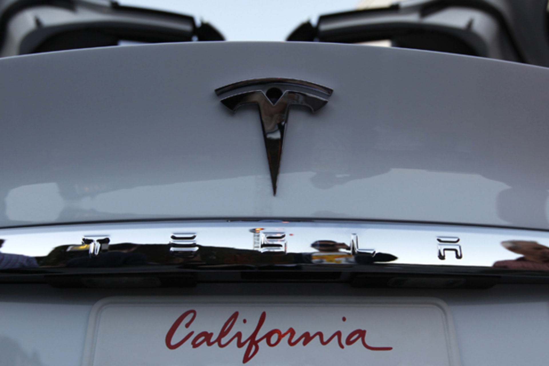A Tesla Motors Inc Model X is seen at Tesla's introduction of its new battery swapping program in Hawthorne, California (Lucy Nicholson/Courtesy Reuters).