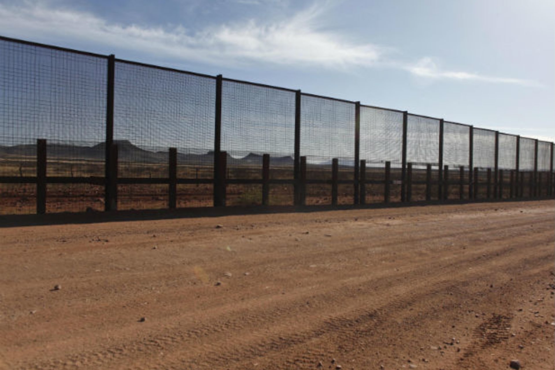 <p>The Arizona-Mexico border fence near Naco, Arizona on March 29, 2013 (Samantha Sais/Courtesy Reuters).</p>
