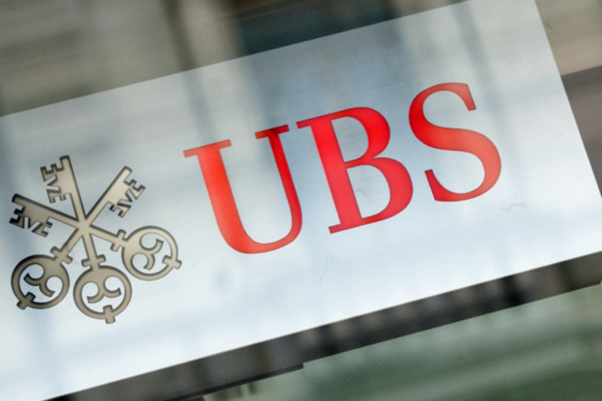 <p>Logo of Swiss bank UBS is seen on a building in Zurich (Michael Buholzer/Courtesy Reuters).</p>