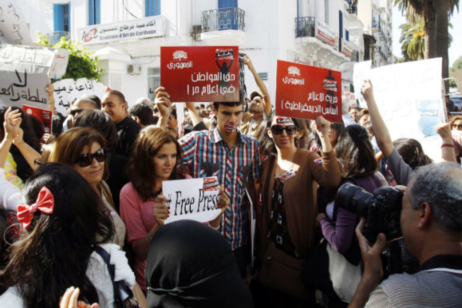 Tunisia-journalist-freedom-press-censorship-development-MDGs-Islamist