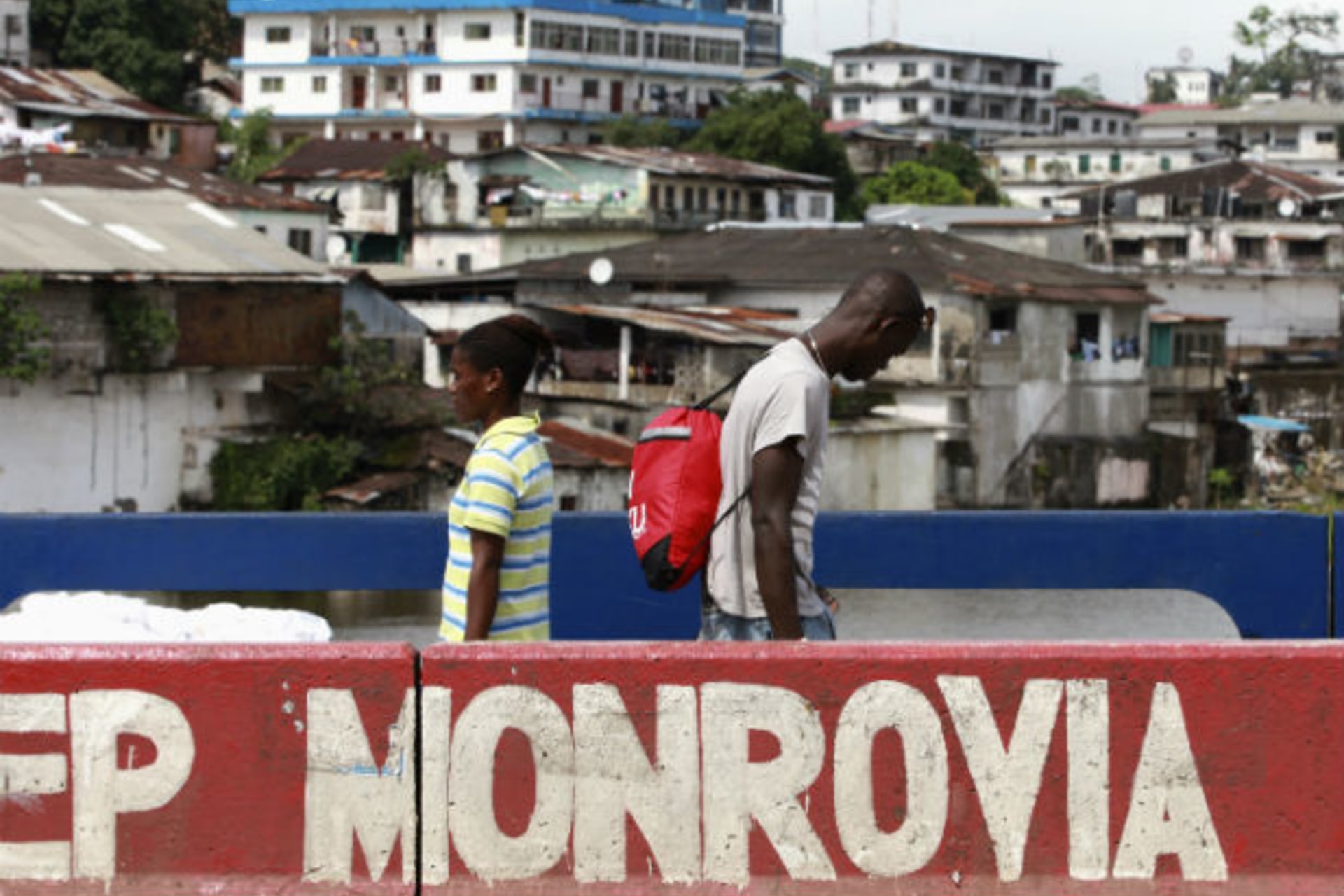 <p>The Liberian capital, Monrovia, October 2011 (Luc Gnago/Courtesy Reuters).</p>
