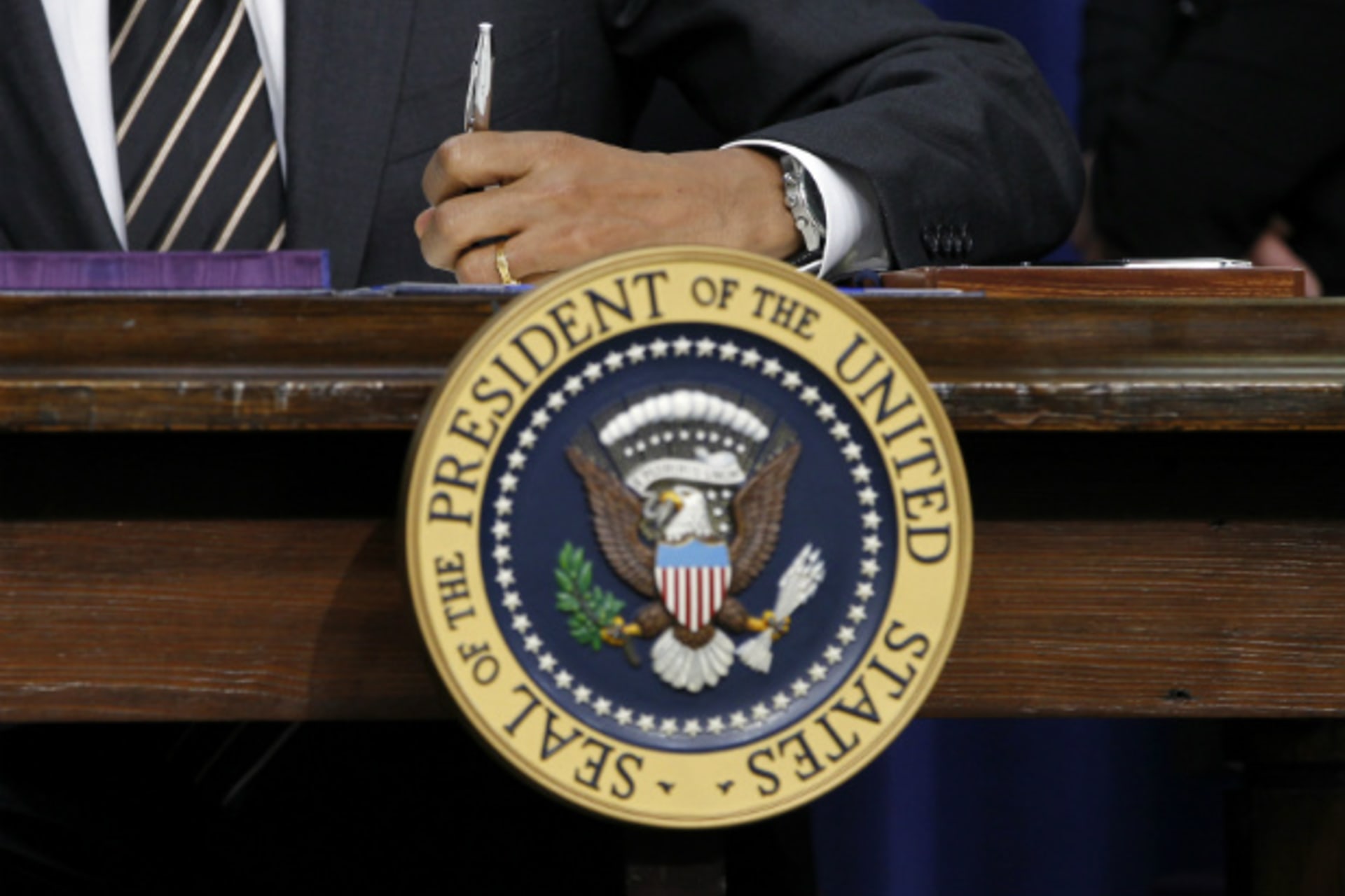 <p>President Obama signed the Stop Trading on Congressional Knowledge (STOCK) Act yesterday, and is scheduled to sign the Jumpstart Our Business Startups Act (JOBS) Act today. (Jason Reed/Courtesy Reuters)</p>
