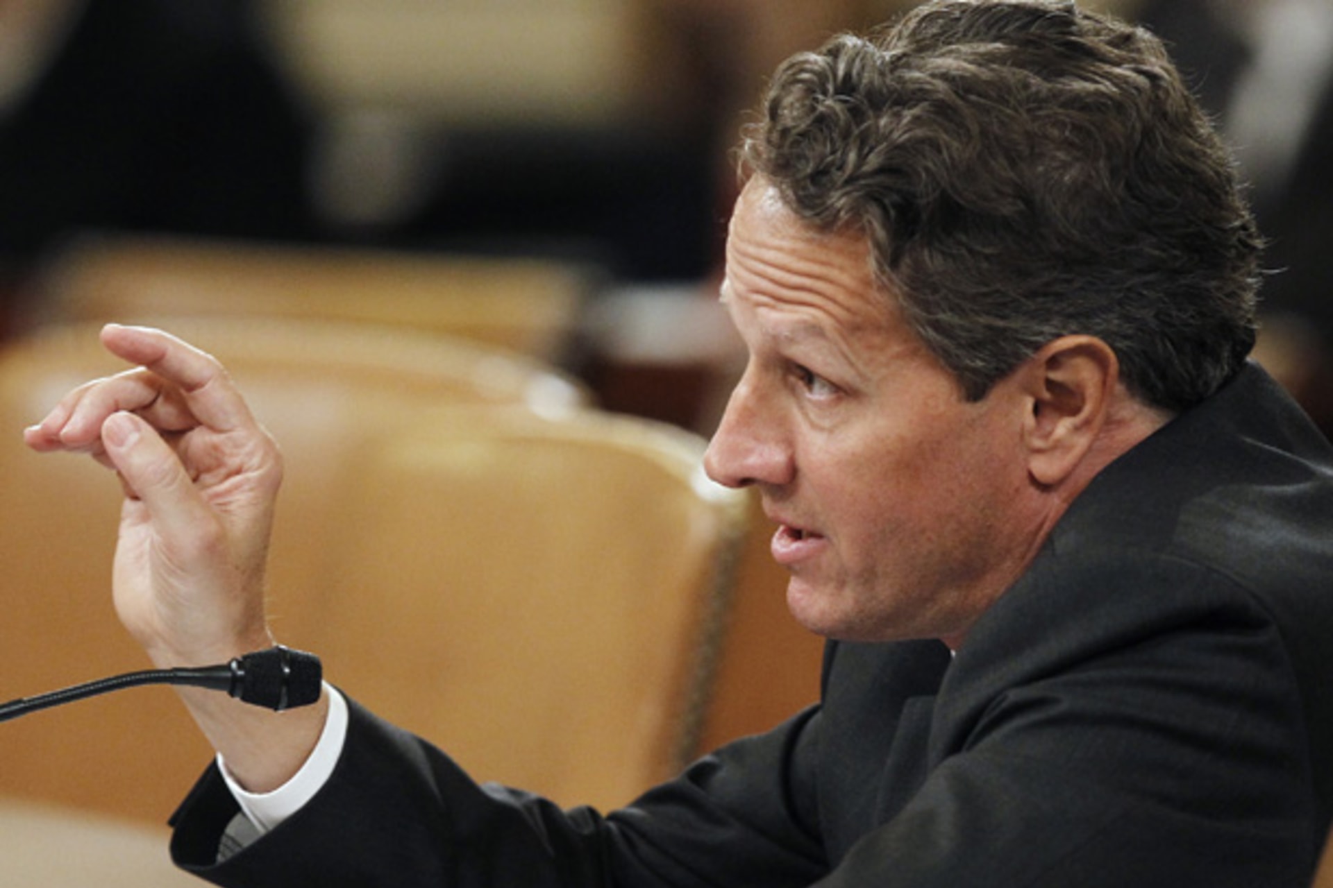 <p>U.S. Treasury Secretary Geithner testifies before the House Ways and Means Committee in Washington (Gary Cameron/Courtesy Reuters).</p>
