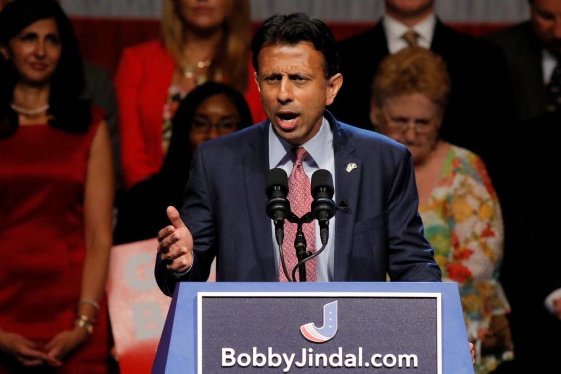 <p>Louisiana Governor Bobby Jindal formally announces his campaign for the 2016 Republican presidential nomination</p>