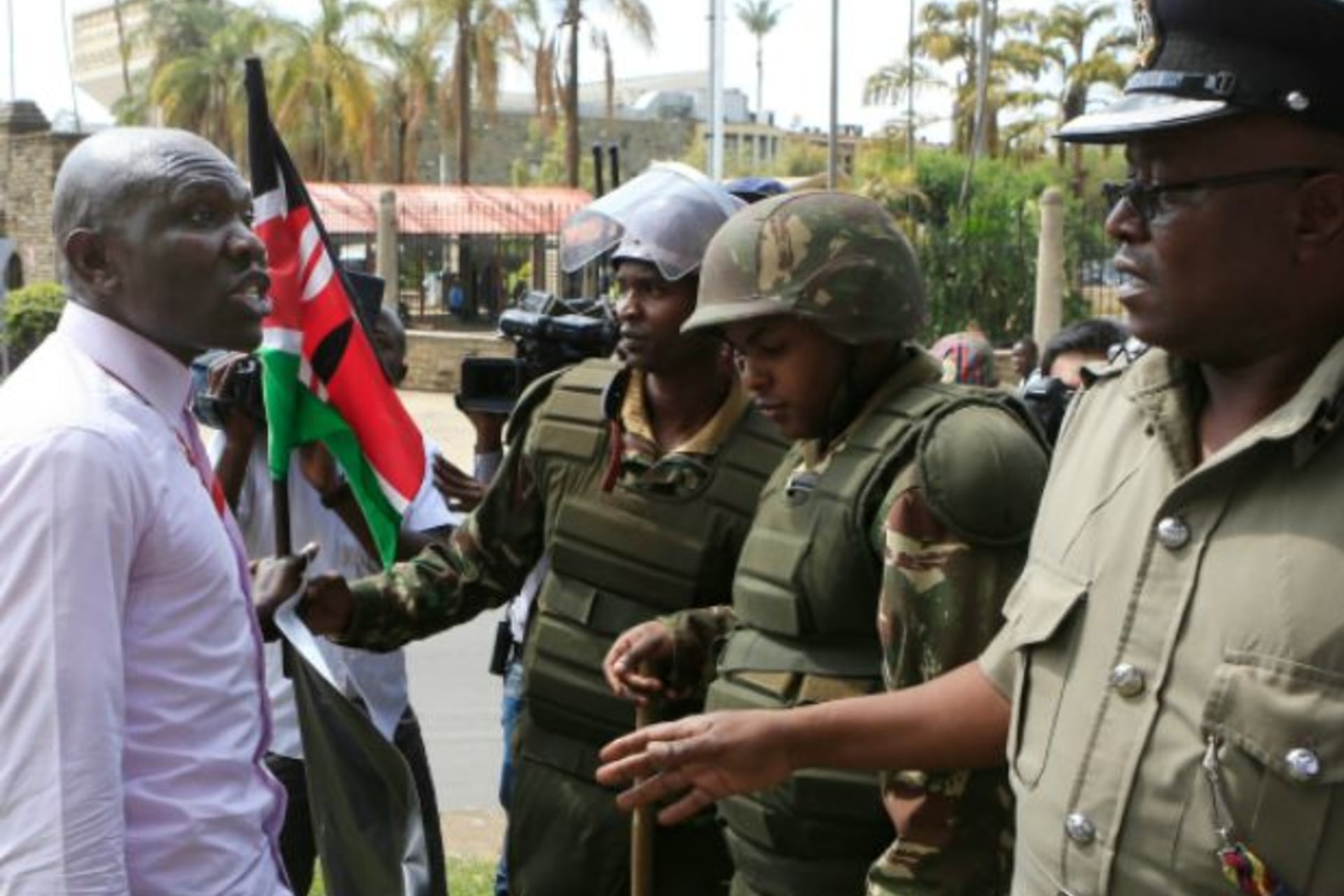 Kenyan Security Protests