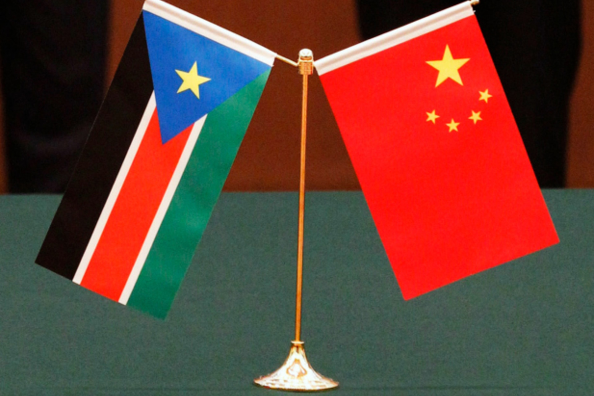 China S Sudan Flags