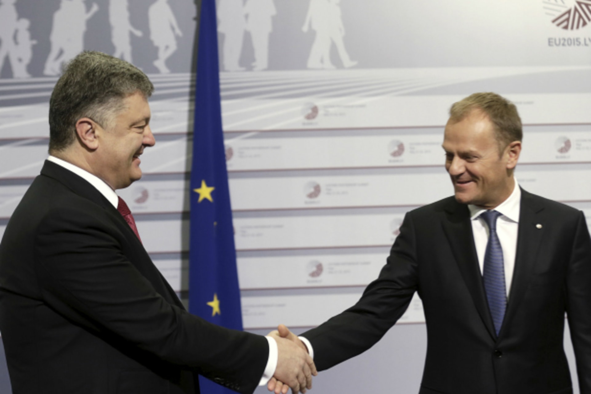 Poroshenko and EC Pres 2015