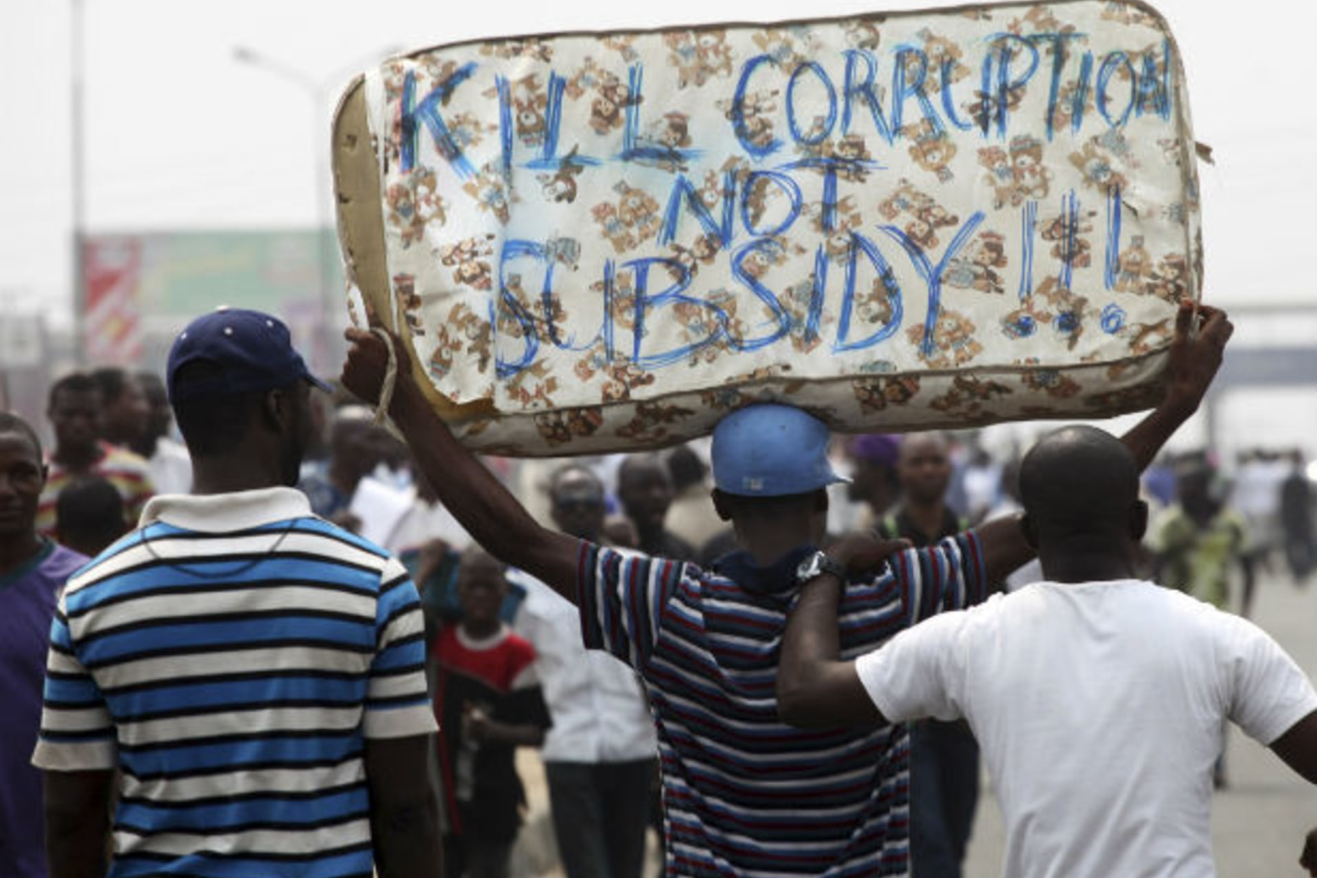 Africa-SubsidyProtest-20120206