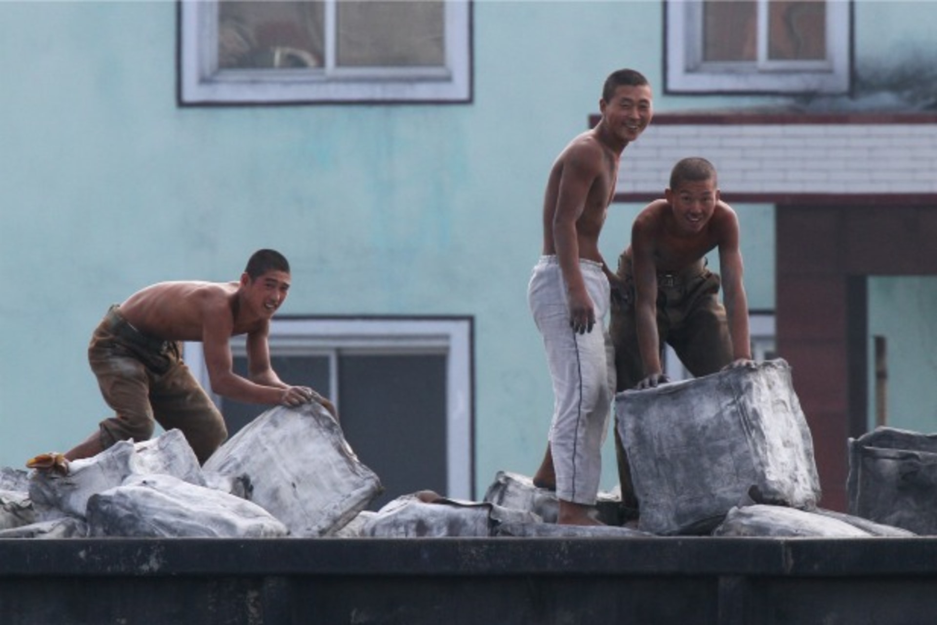 north korea sinuiju laborer