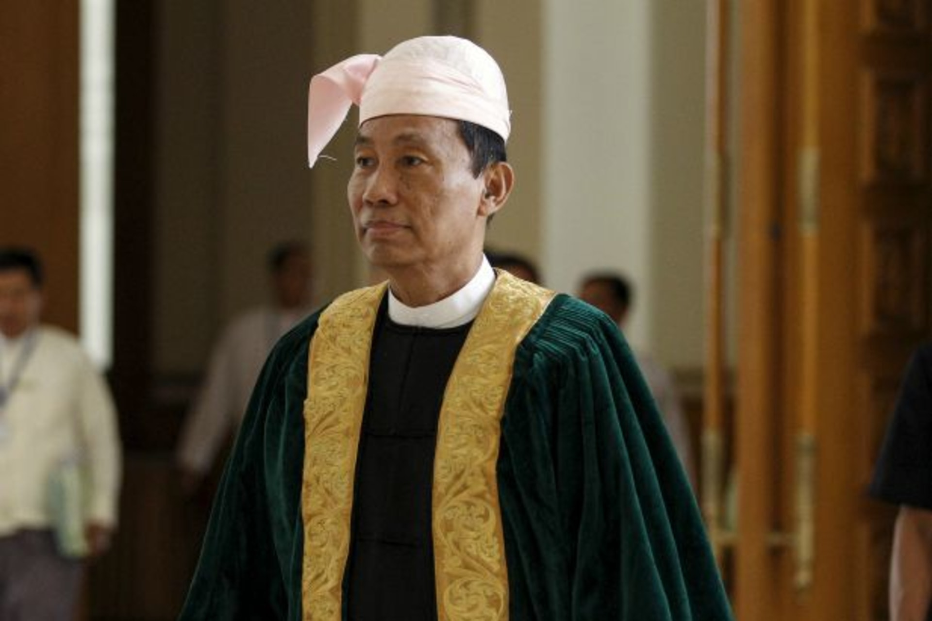 <p>shwe-mann-parliament</p>
