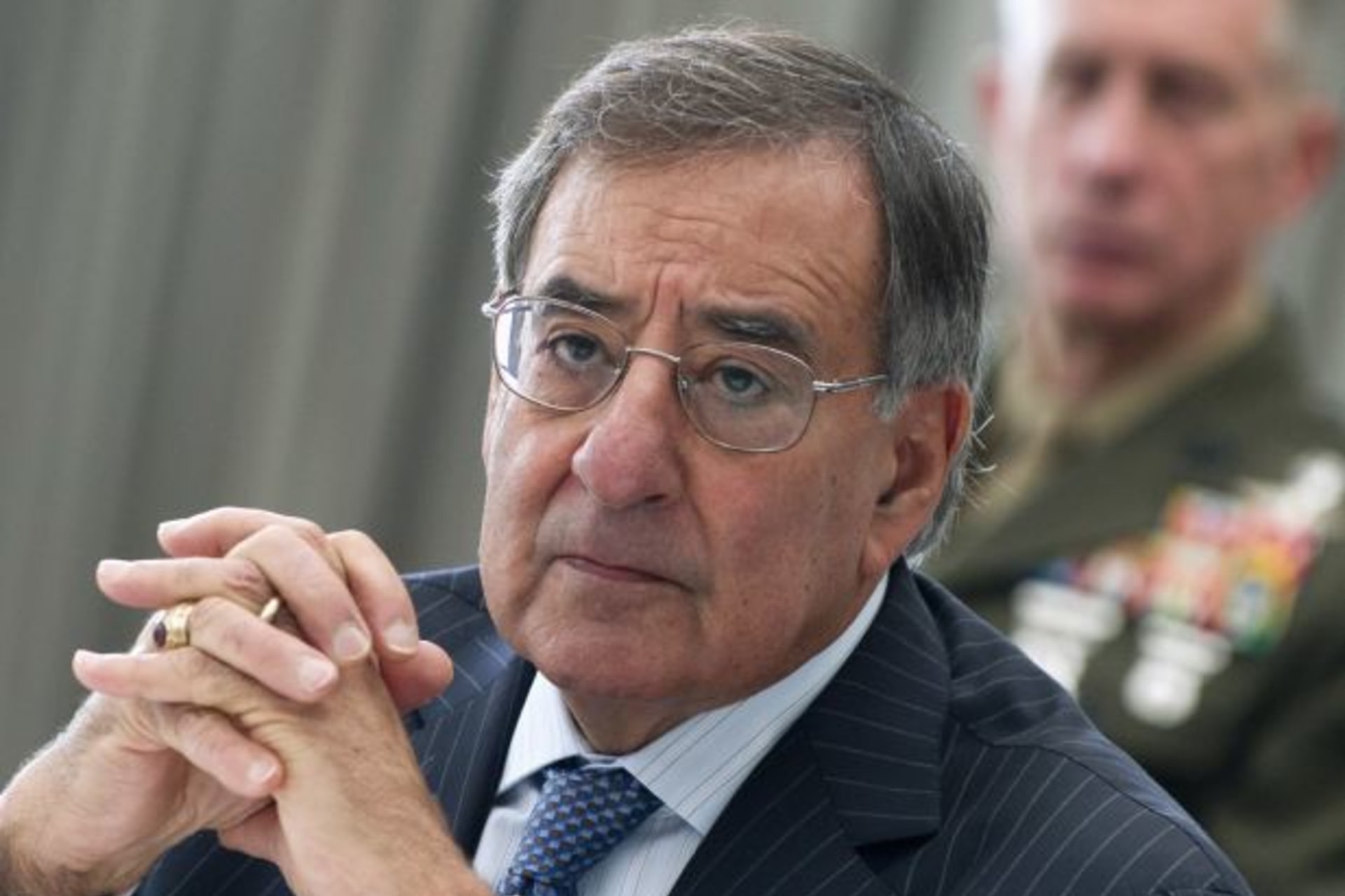 <p>U.S. Defense Secretary Leon Panetta on November 14, 2011 (Saul Loeb/Courtesy Reuters).</p>
