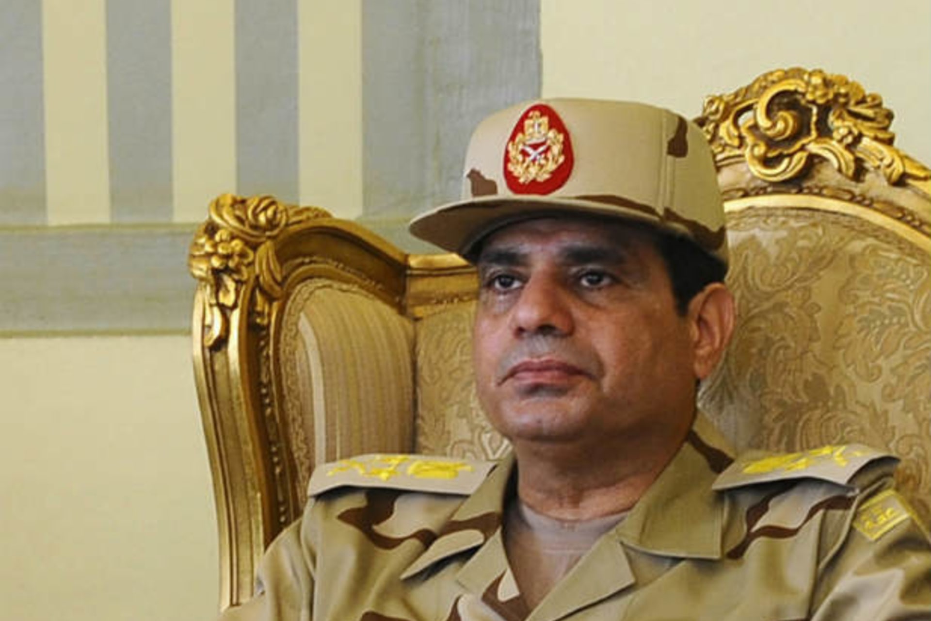 Egypt's Defense Minister Abdel Fattah al-Sisi (Courtesy Reuters).