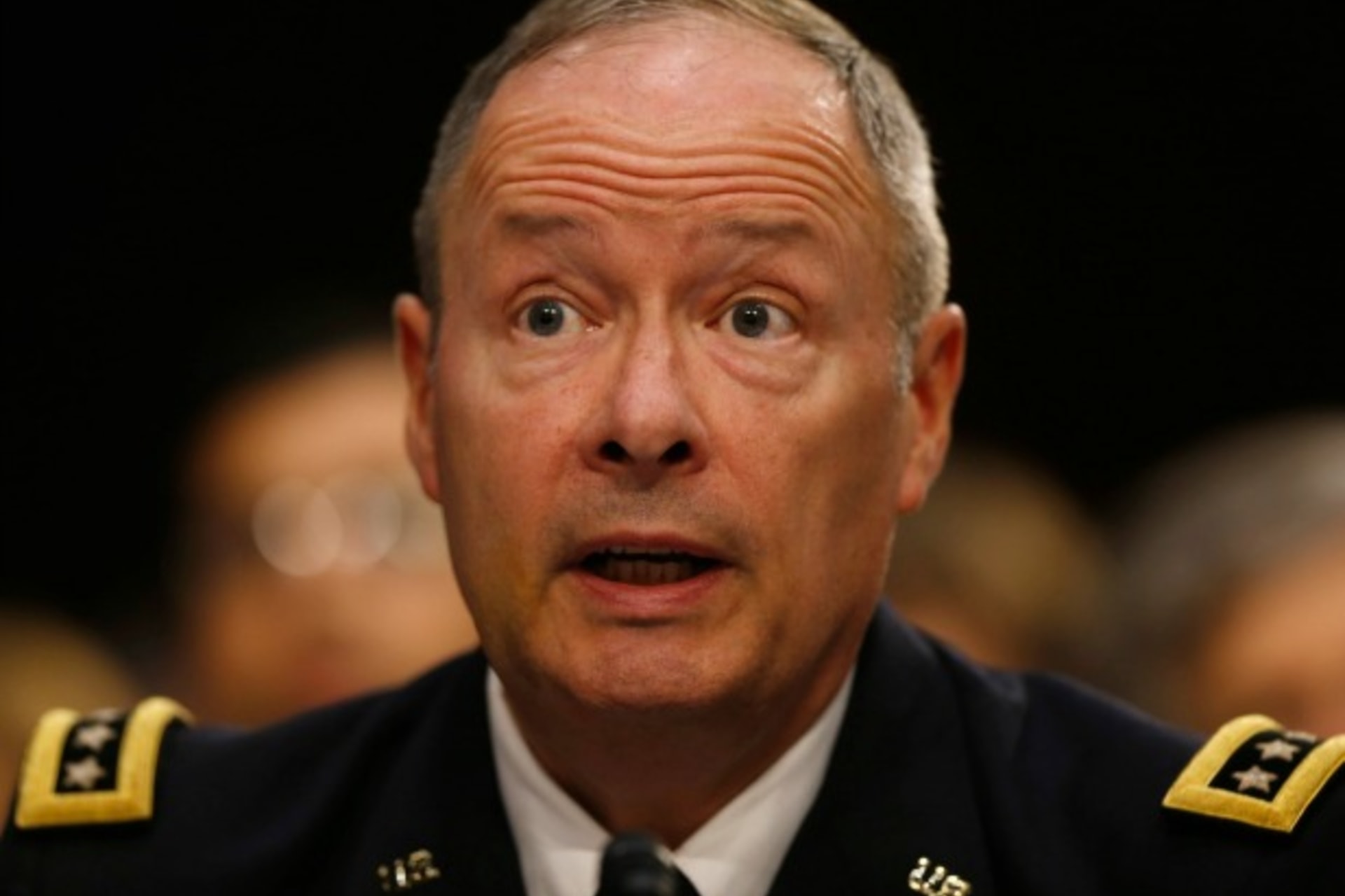 <p>U.S. National Security Agency Director General Keith Alexander testifies at a Senate Intelligence Committee hearing the Foreign Intelligence Surveillance Act legislation on Capitol Hill in Washington, on September 26, 2013. (Jason Reed/Courtesy Reuters)</p>