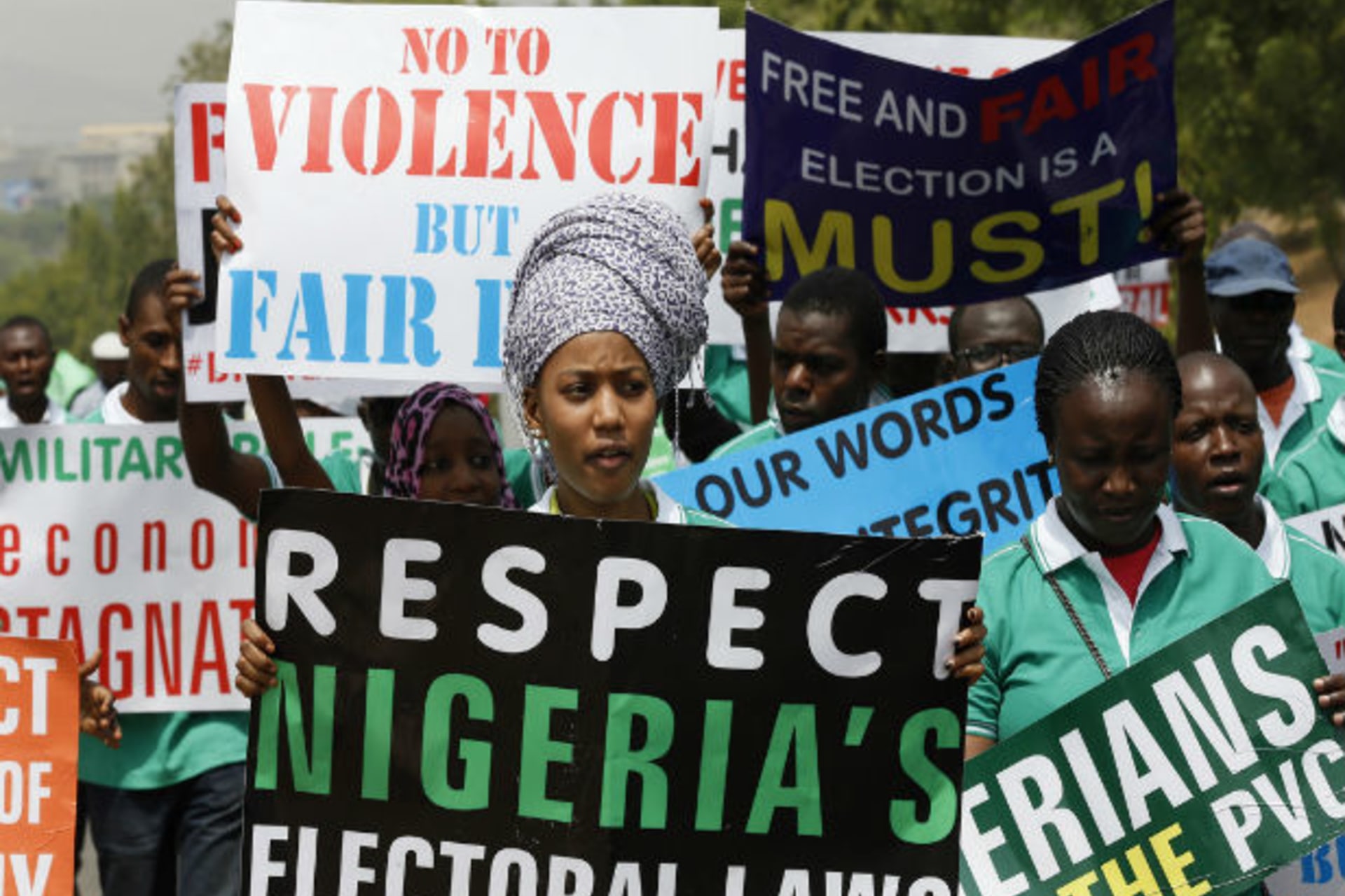 Nigeria Fair Elections Rally