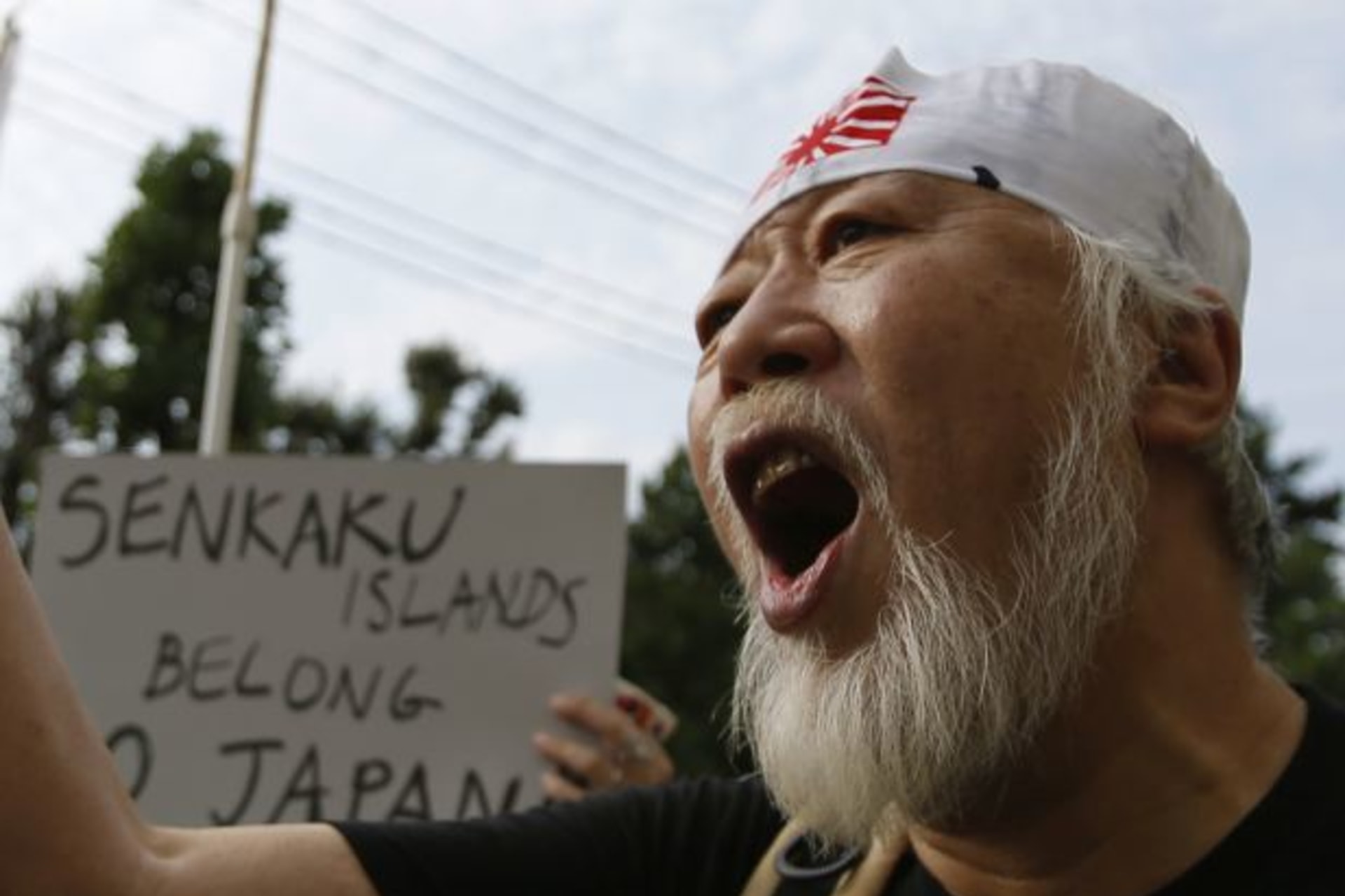 <p>A man shouts during an anti-China rally in Tokyo, Japan, on September 22, 2012 (Toru Hanai/Courtesy Reuters).</p>
