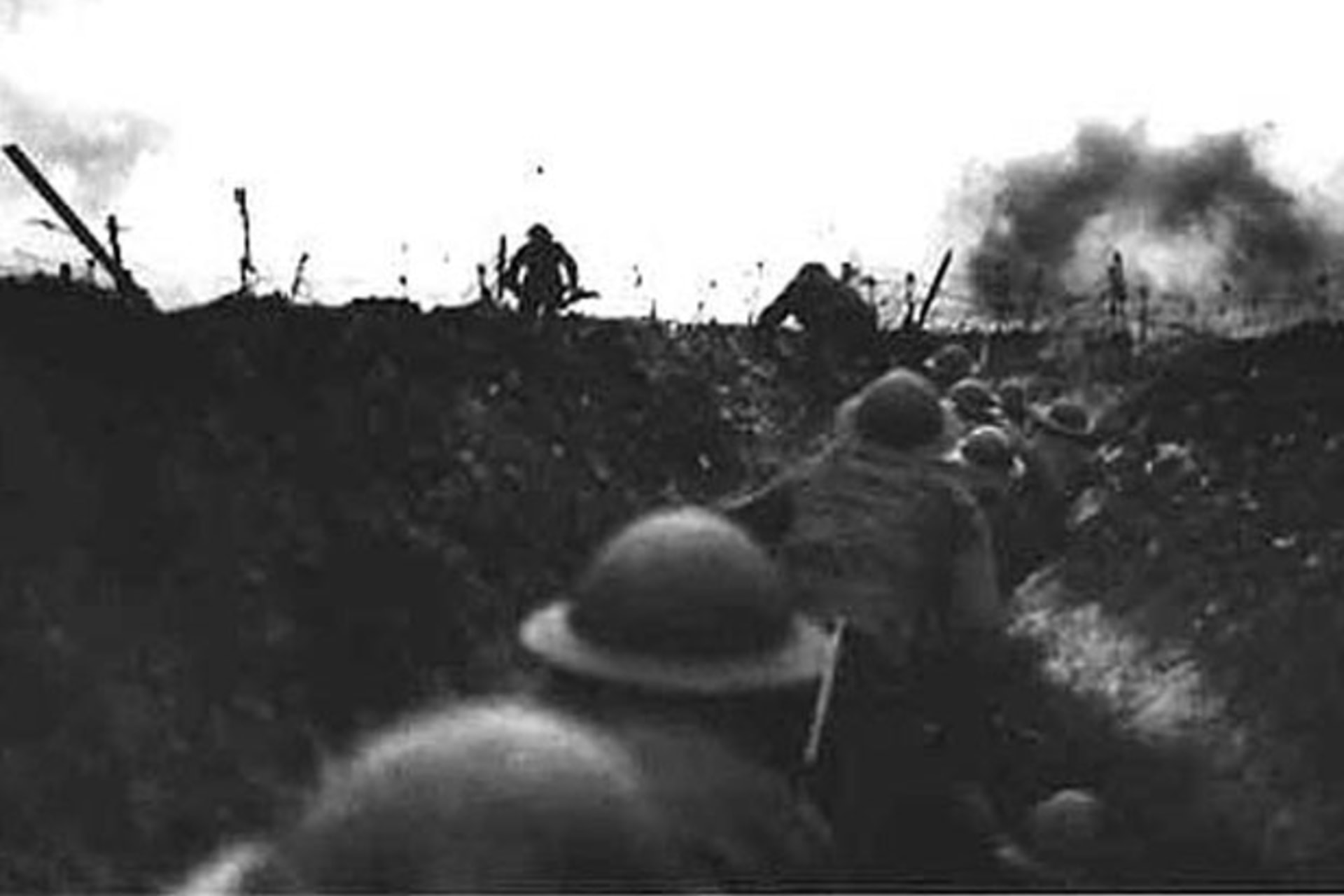 <p>British Soldiers Trenches World War I</p>
