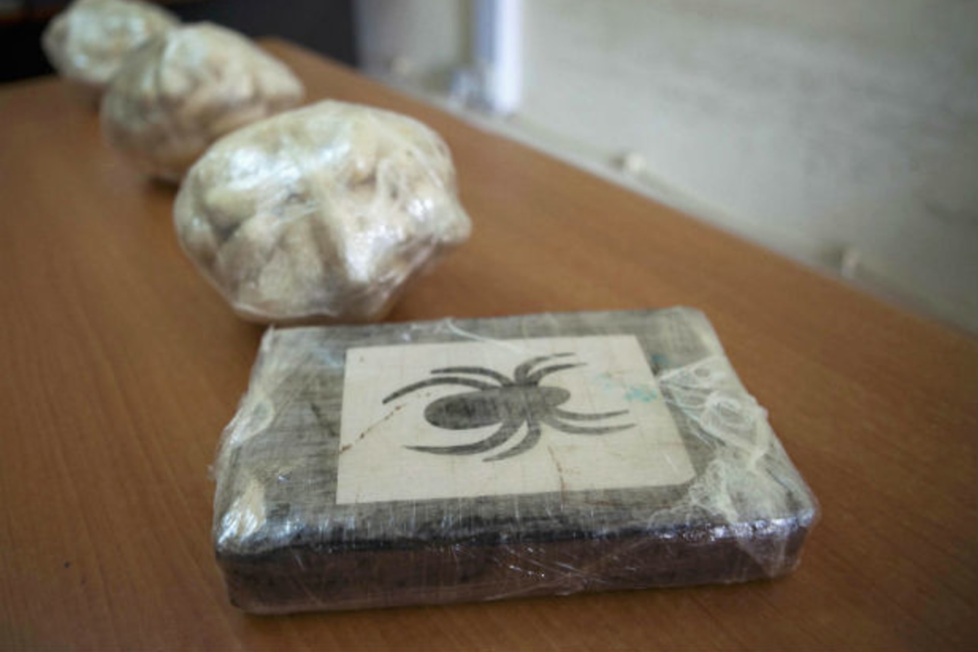Cocaine is displayed to journalists after being seized by Guinea-Bissau's judicial police in the capital Bissau March 21, 2012.