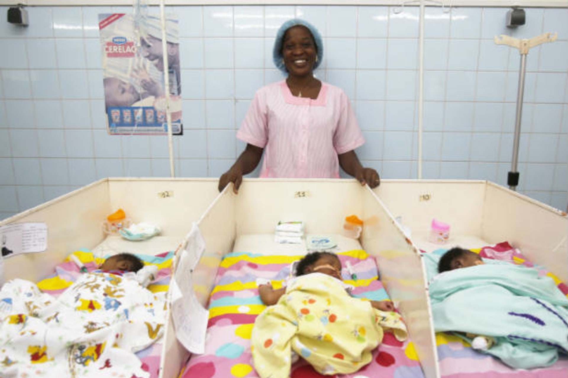 <p>Woman nurse Ivory Coast maternity</p>