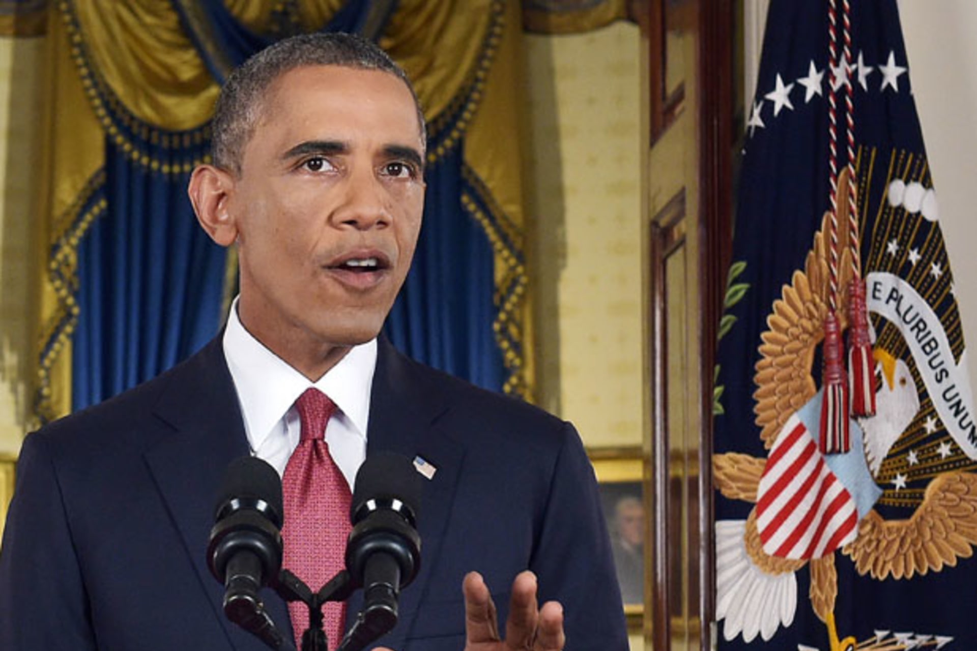 <p>Obama Air Strikes ISIS</p>