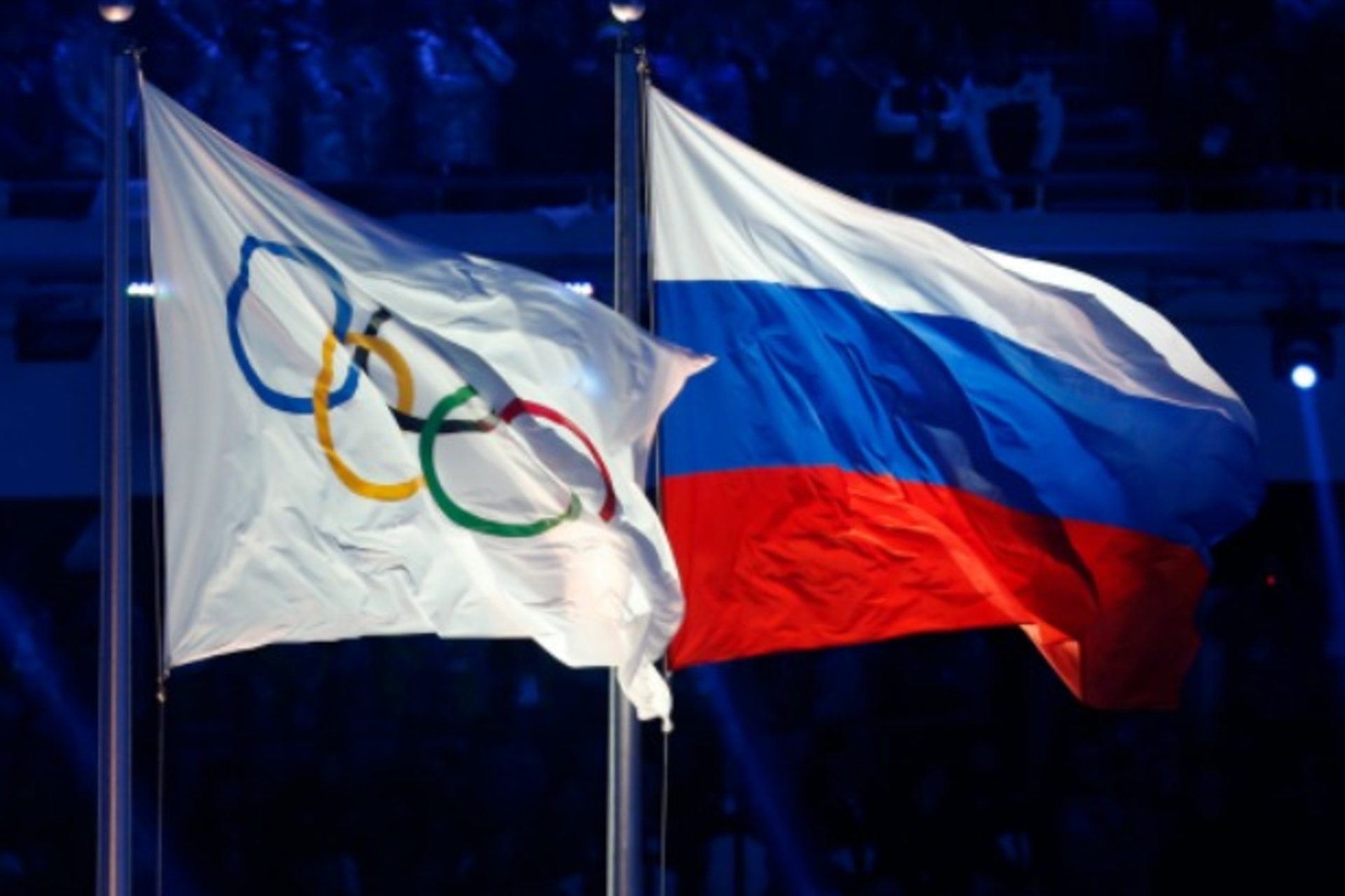 Russia Olympic Flags