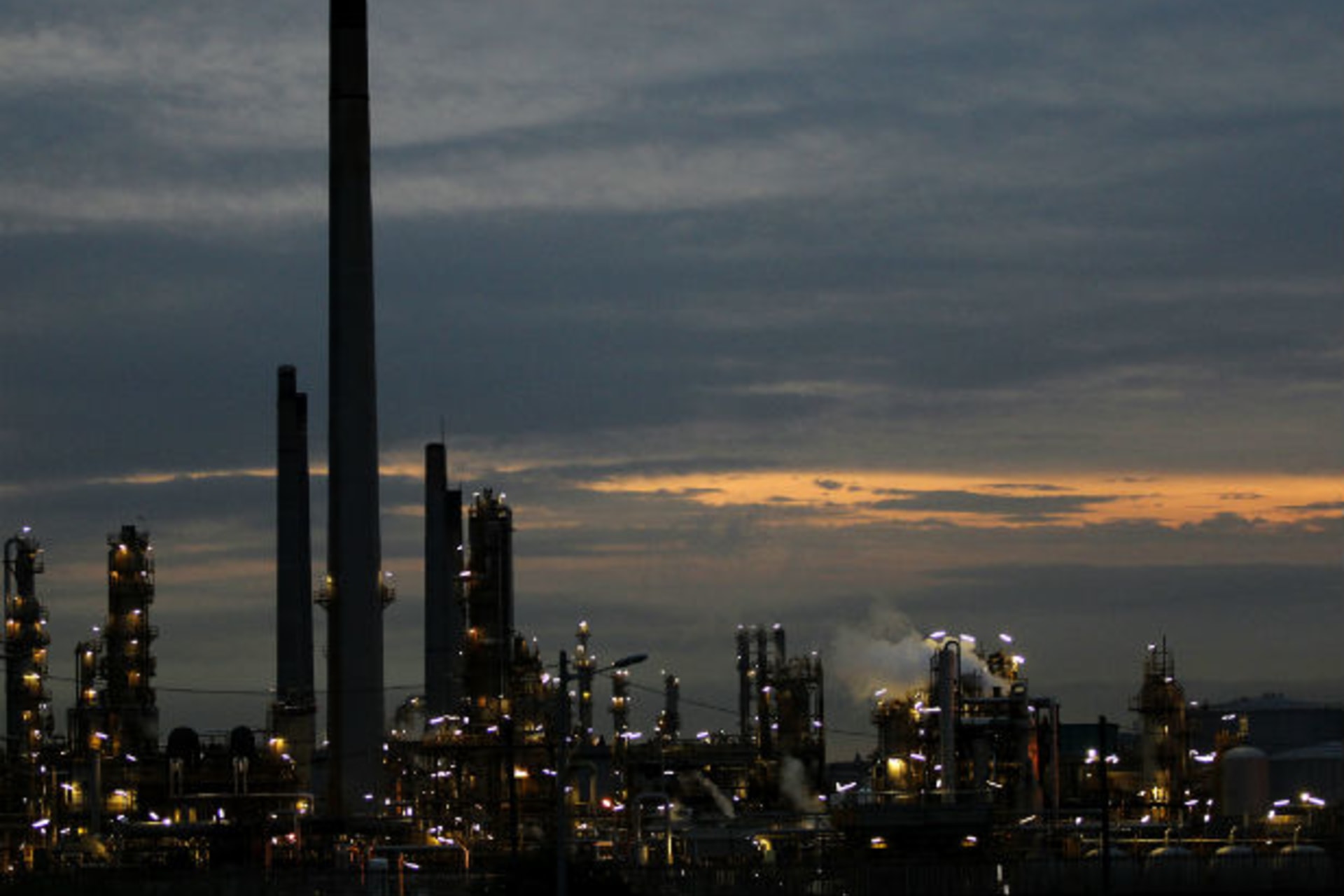 A general view of the South African Petroleum Refinery (SAPREF) is seen in Durban November 29, 2011.