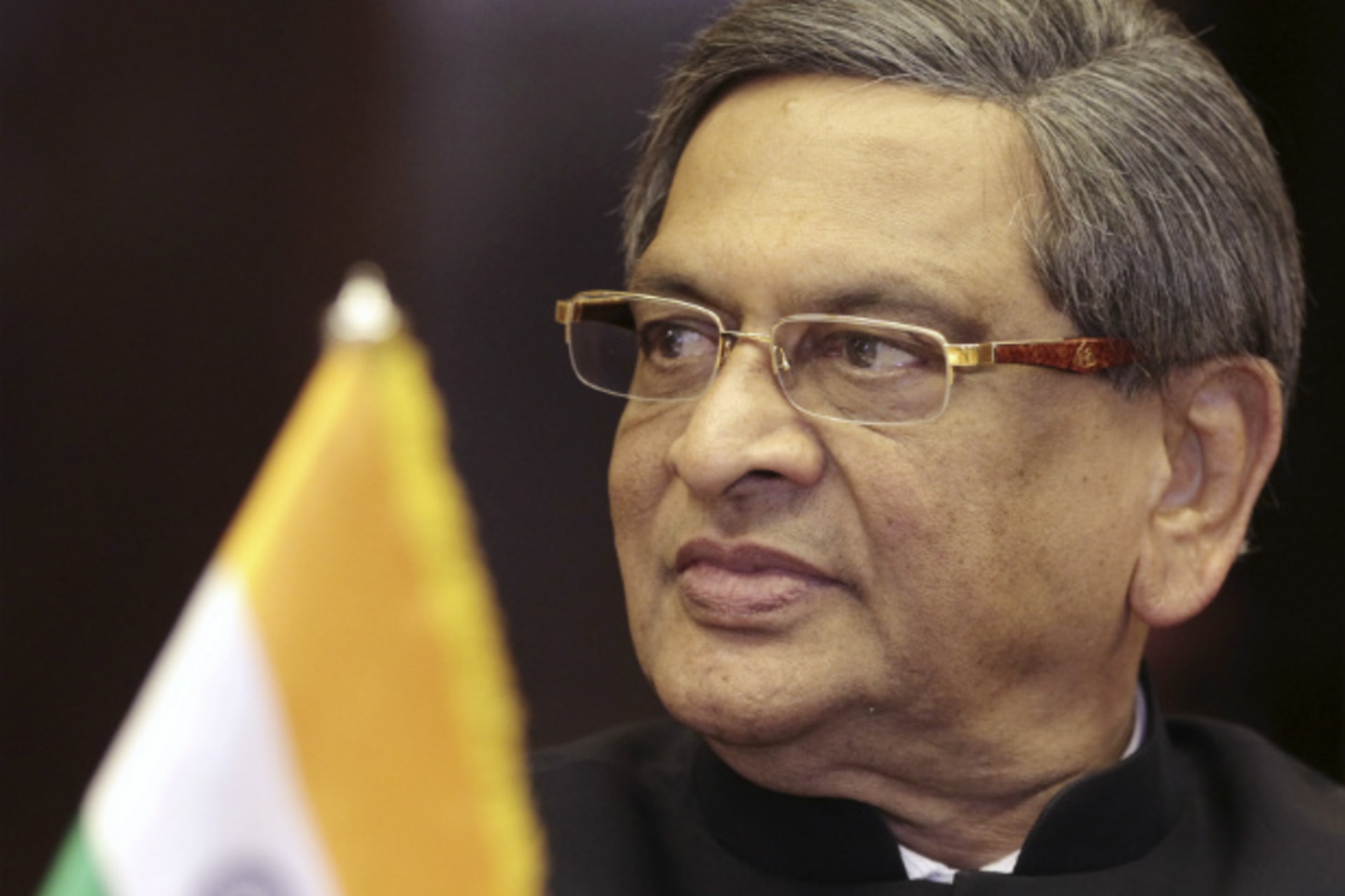 <p>Indian minister of external affairs S.M. Krishna in April. (Mohamed Abd El Ghany/courtesy Reuters)</p>