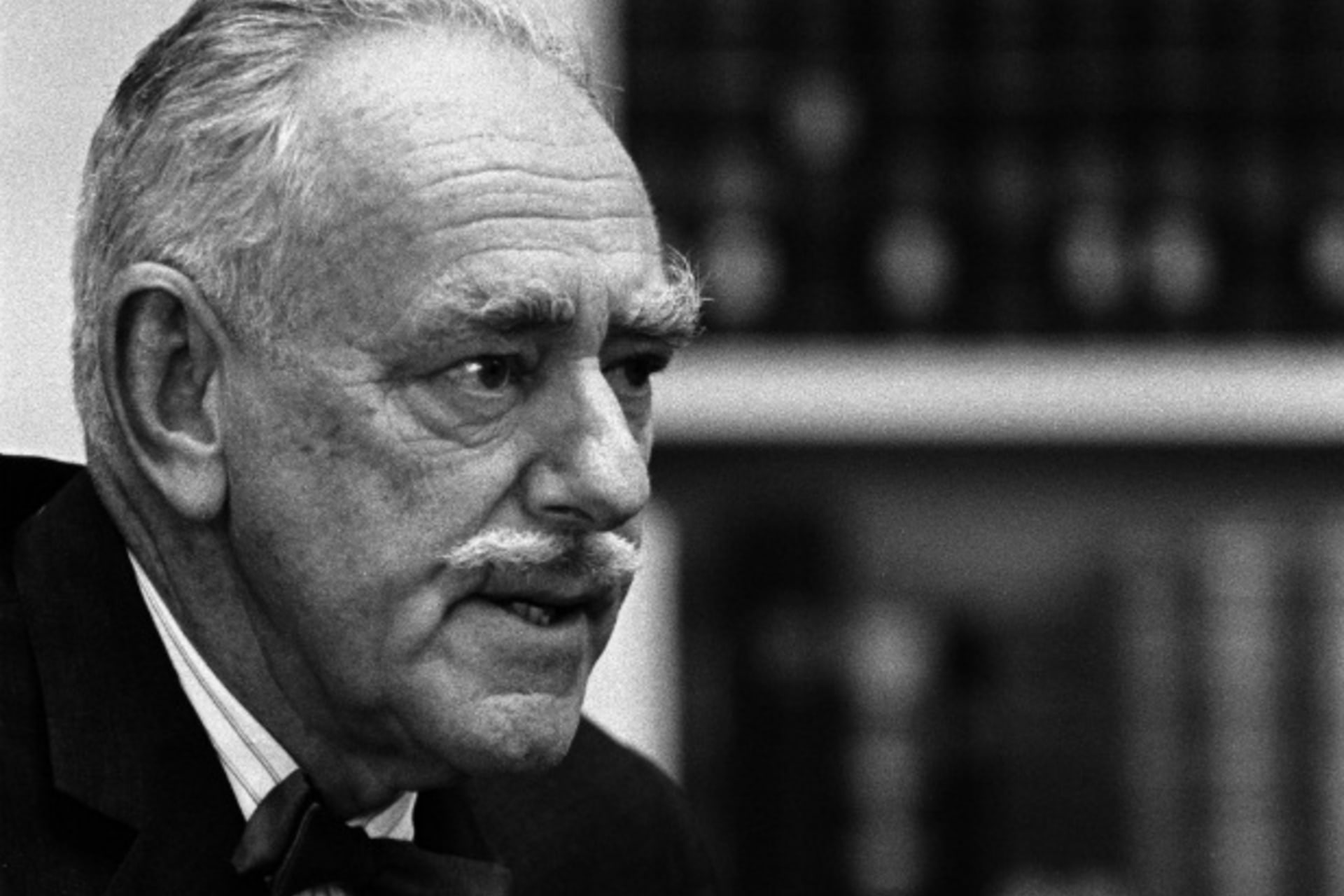 <p>Former secretary of state Dean Acheson in 1965. (Lyndon Baines Johnson Library and Museum)</p>