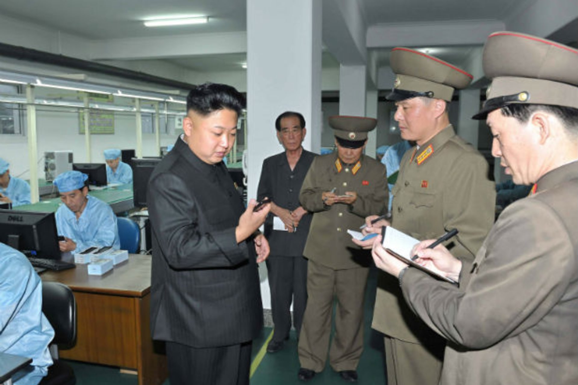 <p>Kim Jong-un, here at the May 11 Factory, is taking a greater interest in economic reforms that may impact the international trade prospects for North Korea.</p>
