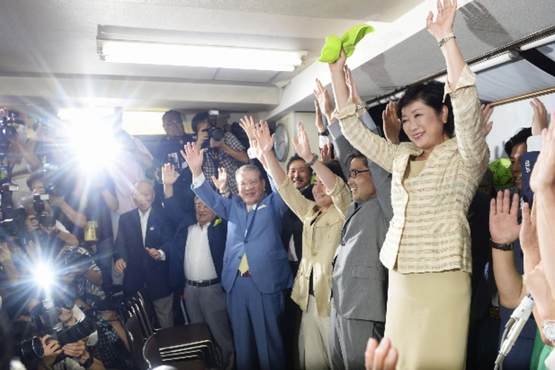 <p>Yurike-election-victory</p>
