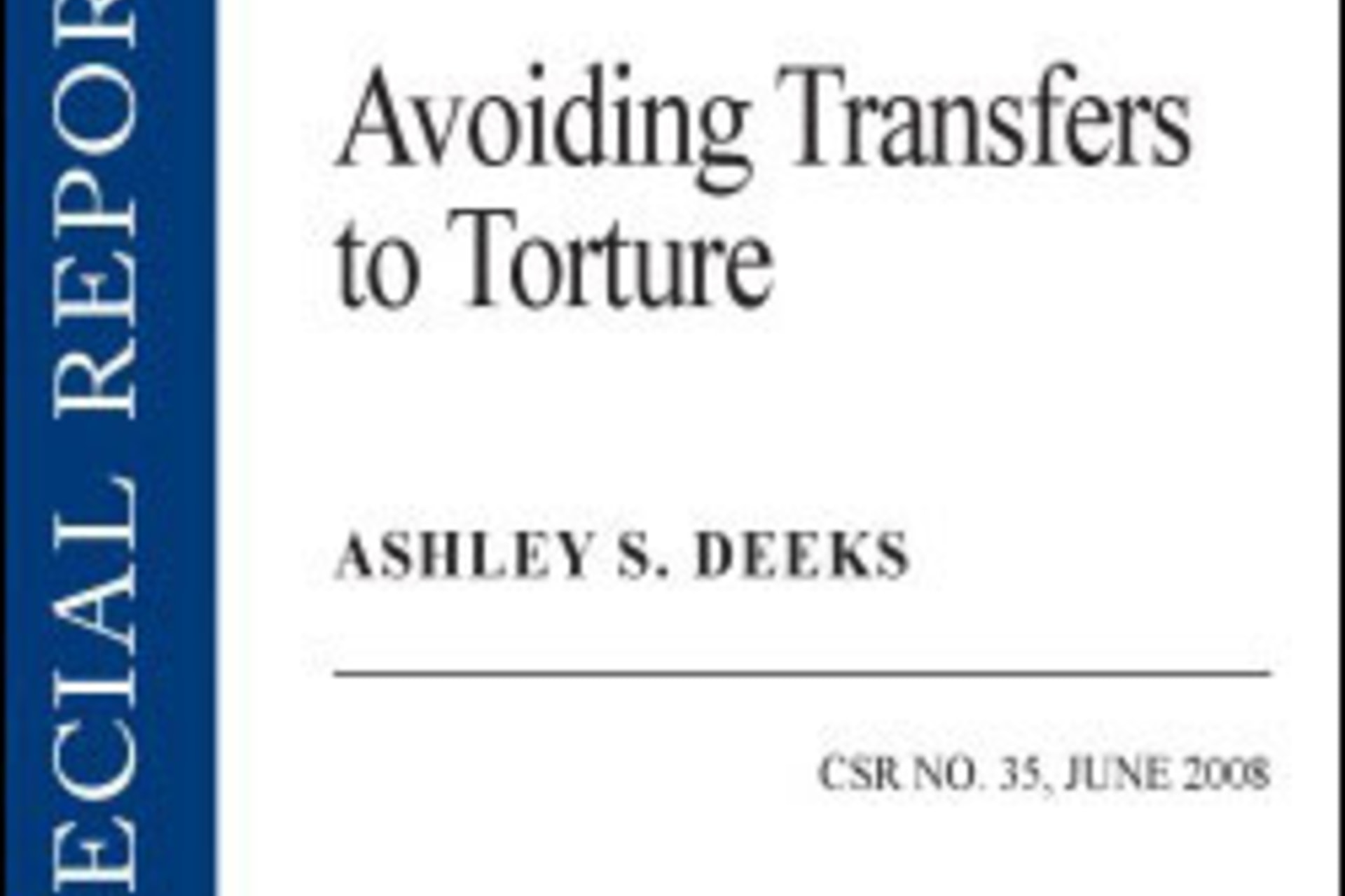 Avoiding Transfers to Torture