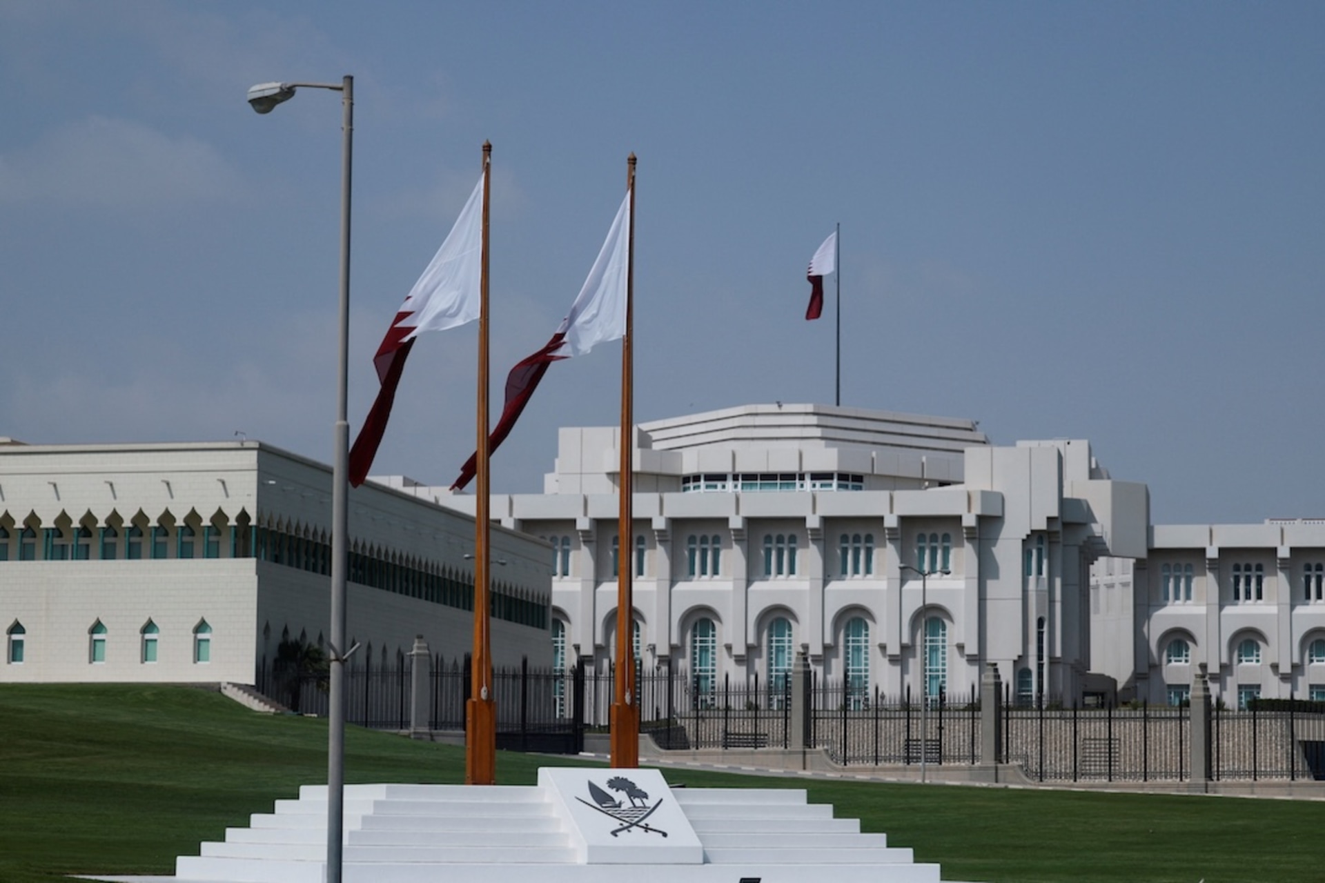 <p>View of the Amiri Diwan building in Doha, Qatar, September 15, 2025.</p>
