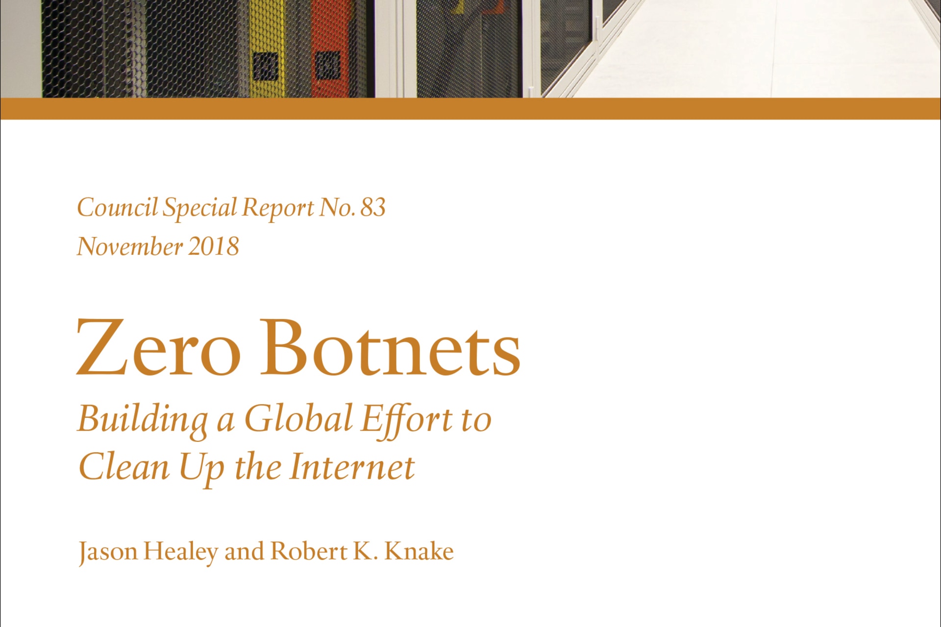 <p>Cover photo: Empty cabinets in the data center of T-  Systems, the largest German information technology company, on   July 1, 2014, in Biere, Germany.</p>
