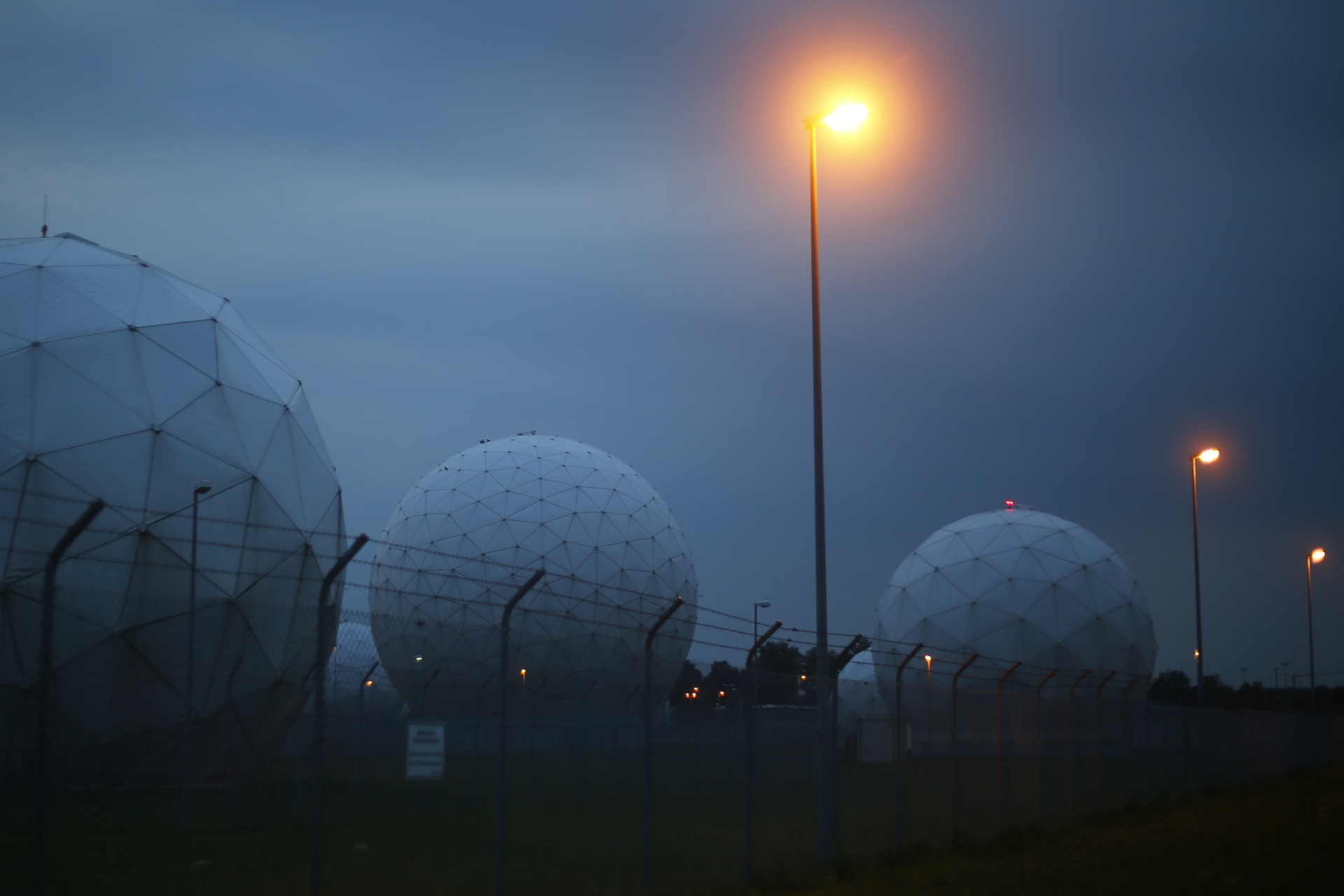 <p>A general view  of the large former monitoring base of the U.S. intelligence organization National Security Agency (NSA) during break of dawn in Bad Aibling, south of Munich, on July 11, 2013.</p>

