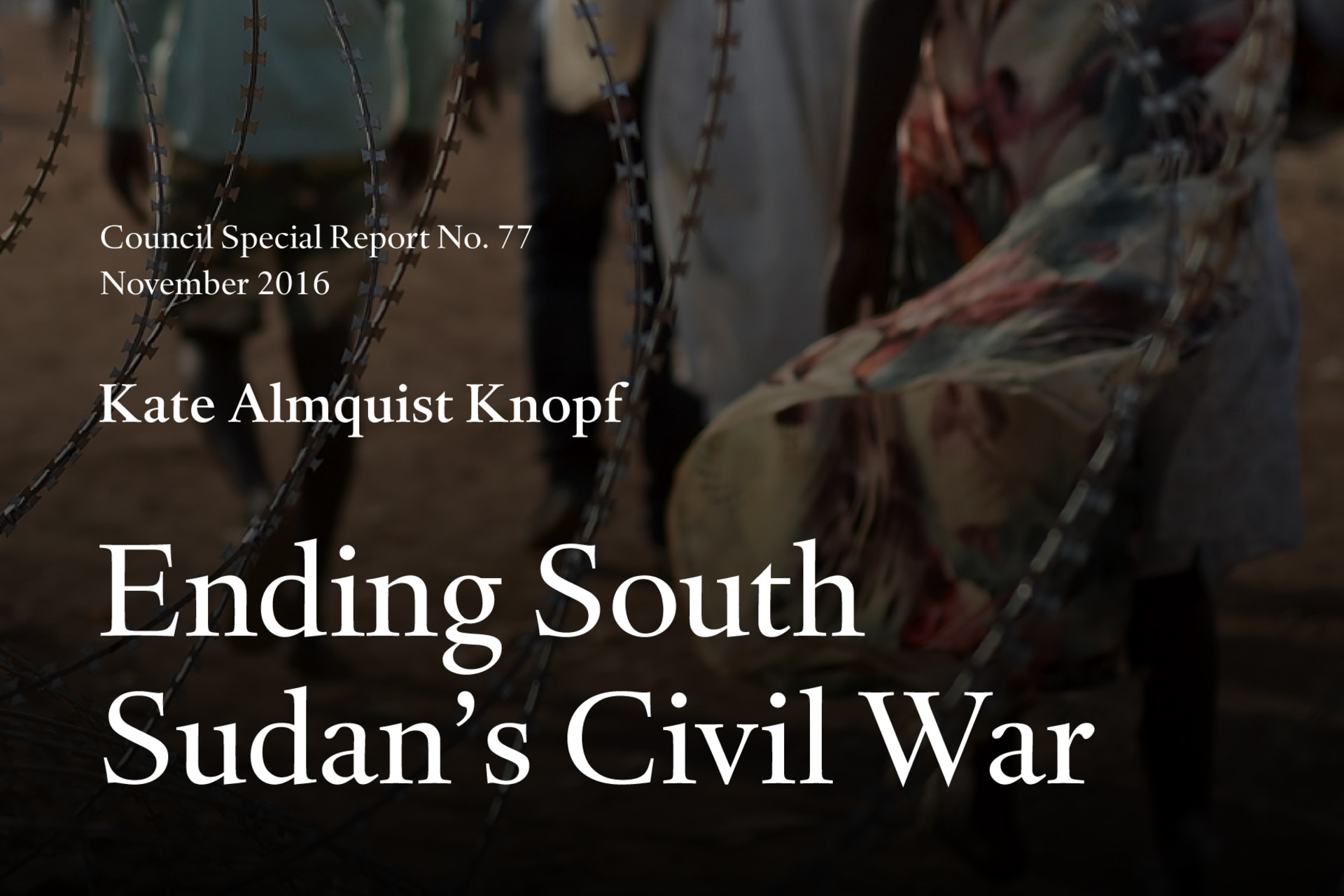 Ending South Sudan’s Civil War