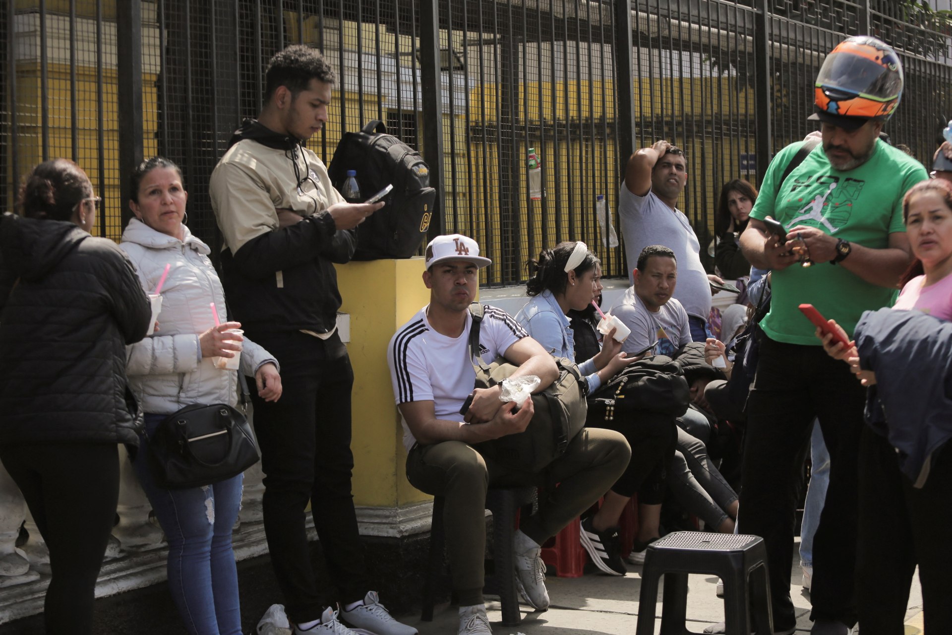 Photo of Venezuelans living in Peru