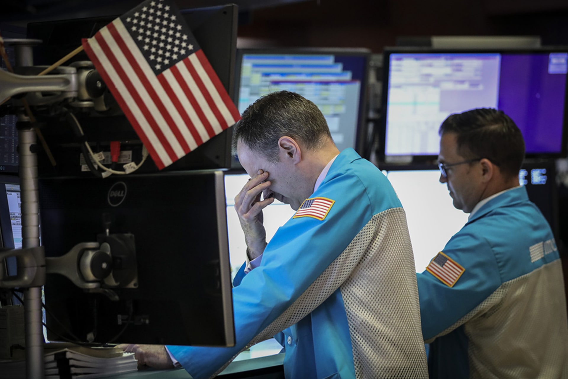 Markets fell in the United States as the trade war escalated in May. 
