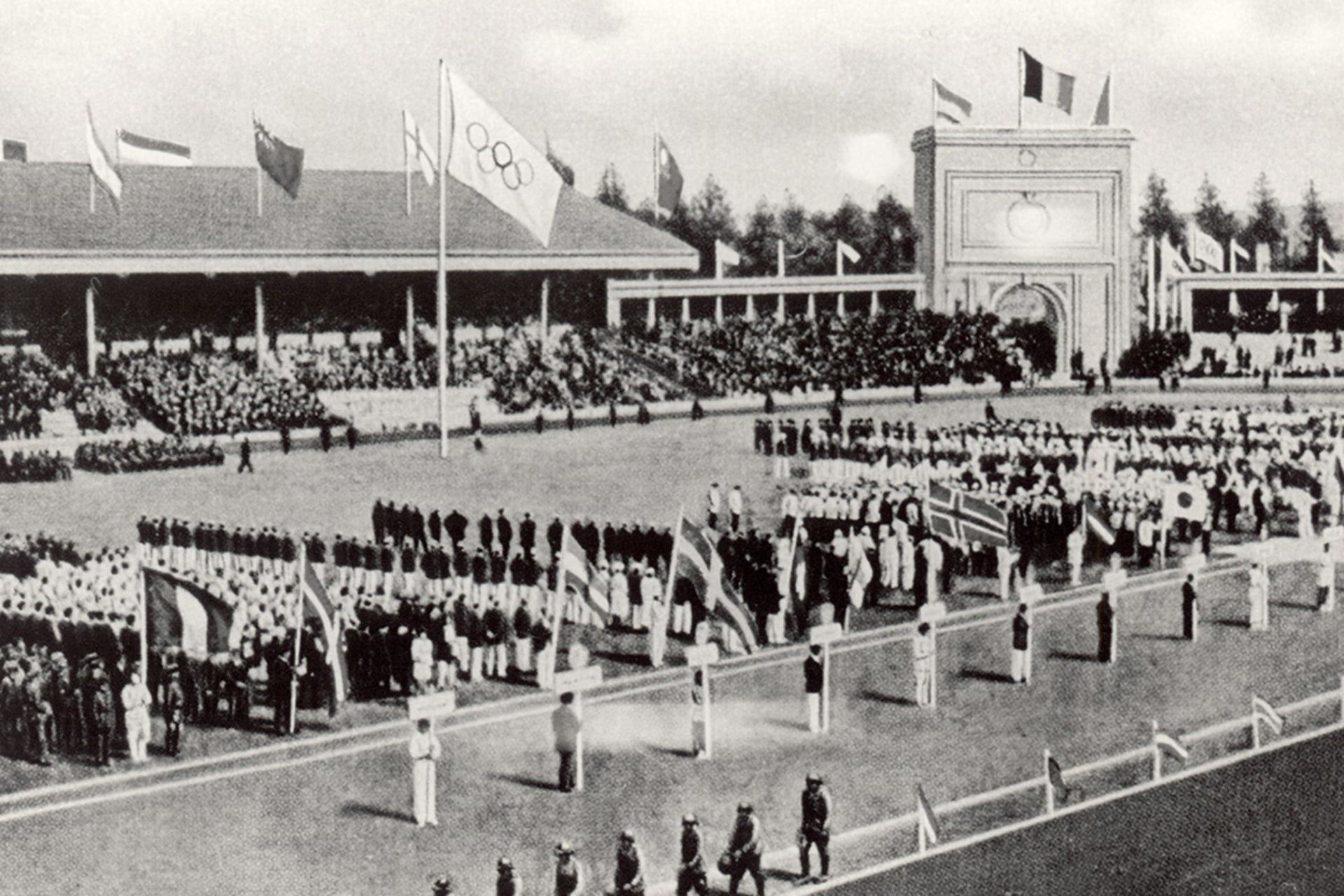The 1920 Olympics in Antwerp, Belgium, are a solemn affair, as many of the athletes who had participated in the 1912 games were killed during the war. Getty Images