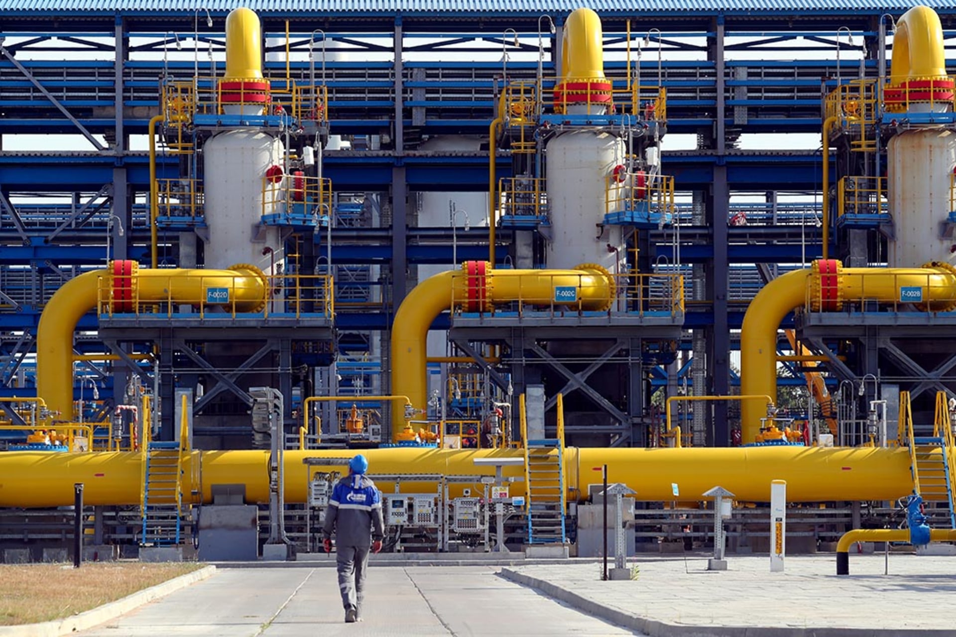The Nord Stream 2 pipeline starts in Russia’s Leningrad Oblast.