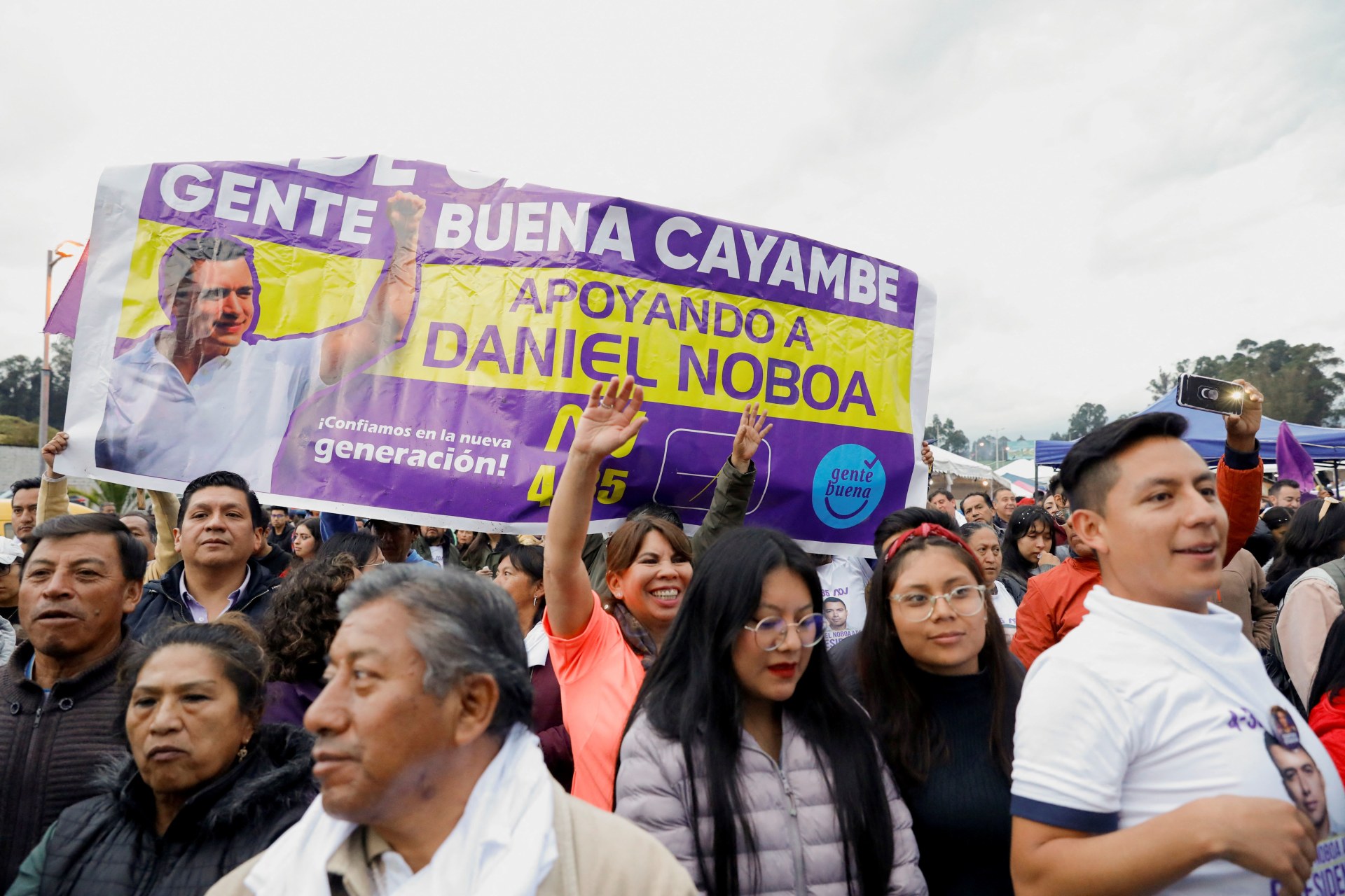Photo of Ecuadorian Presidential Candidate Daniel Noboa