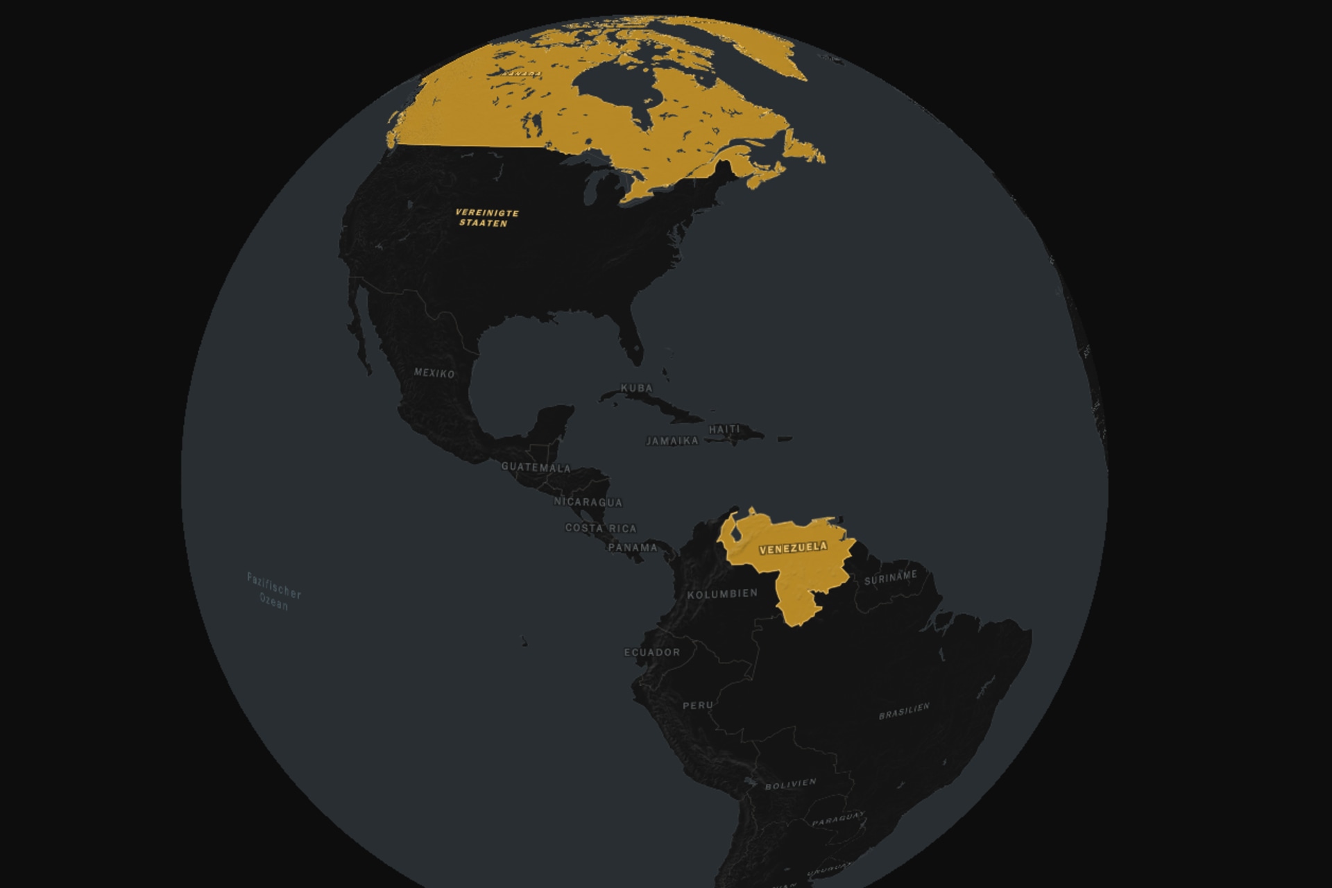 Trump's Resource Imperialism Map