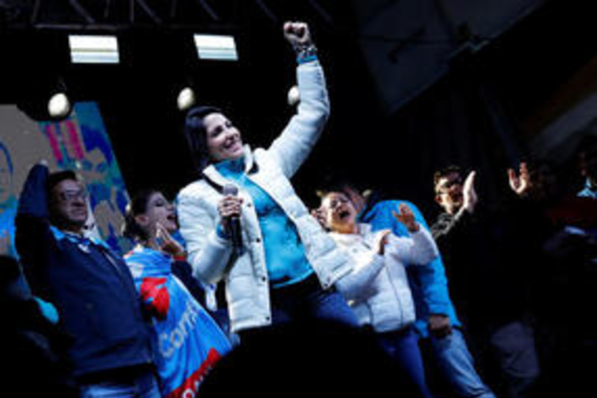 Photo of Ecuadorian Presidential Candidate Luisa Gonzalez