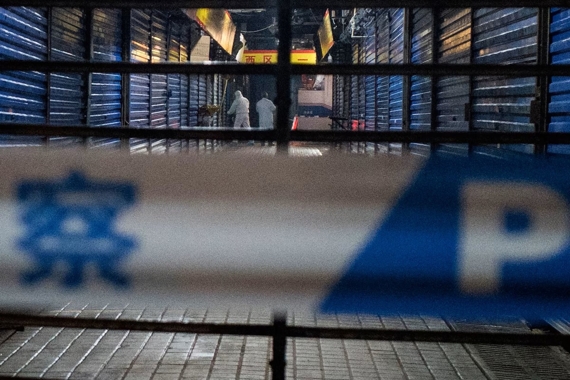 Huanan Seafood Market in Wuhan