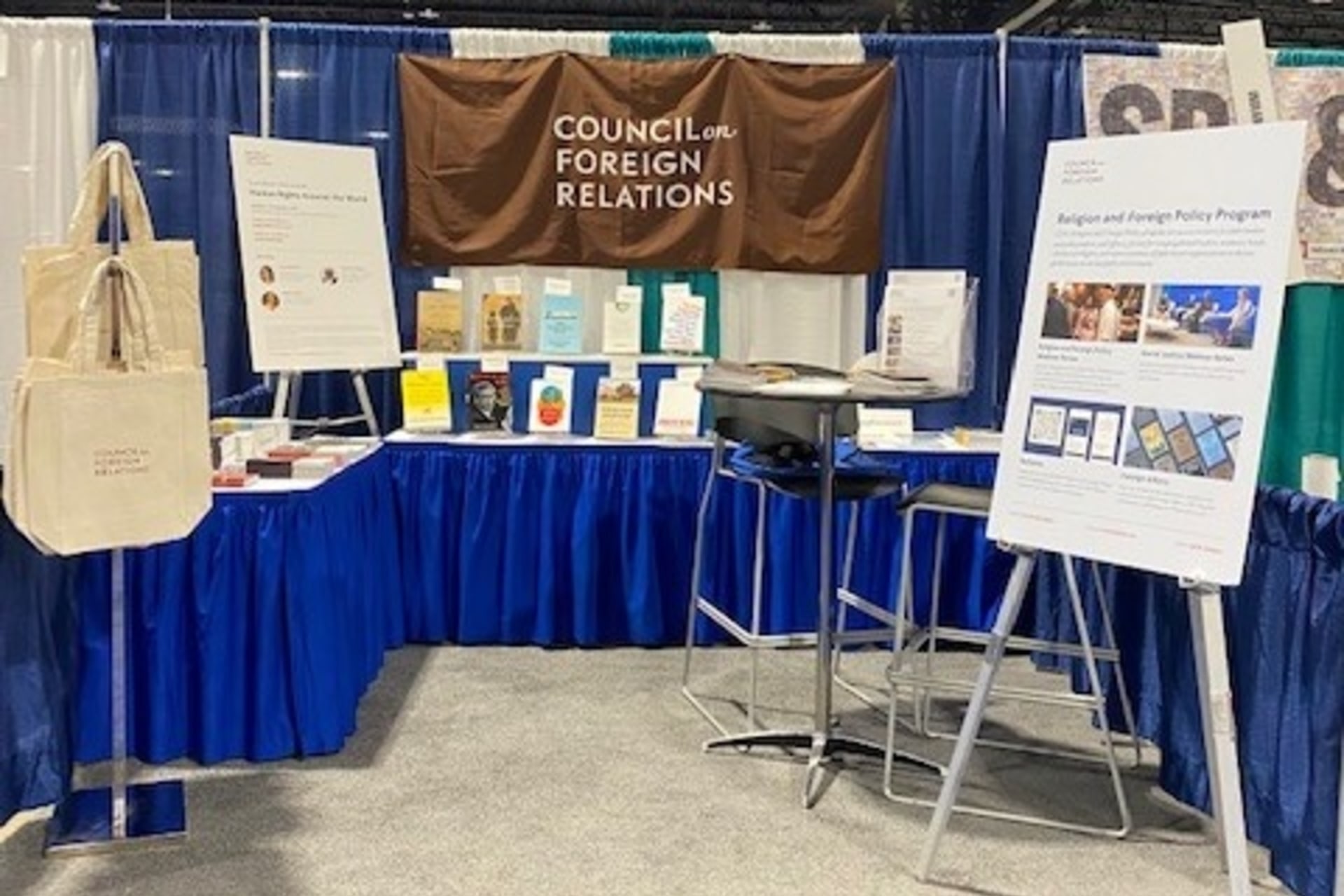 CFR Booth at a conference